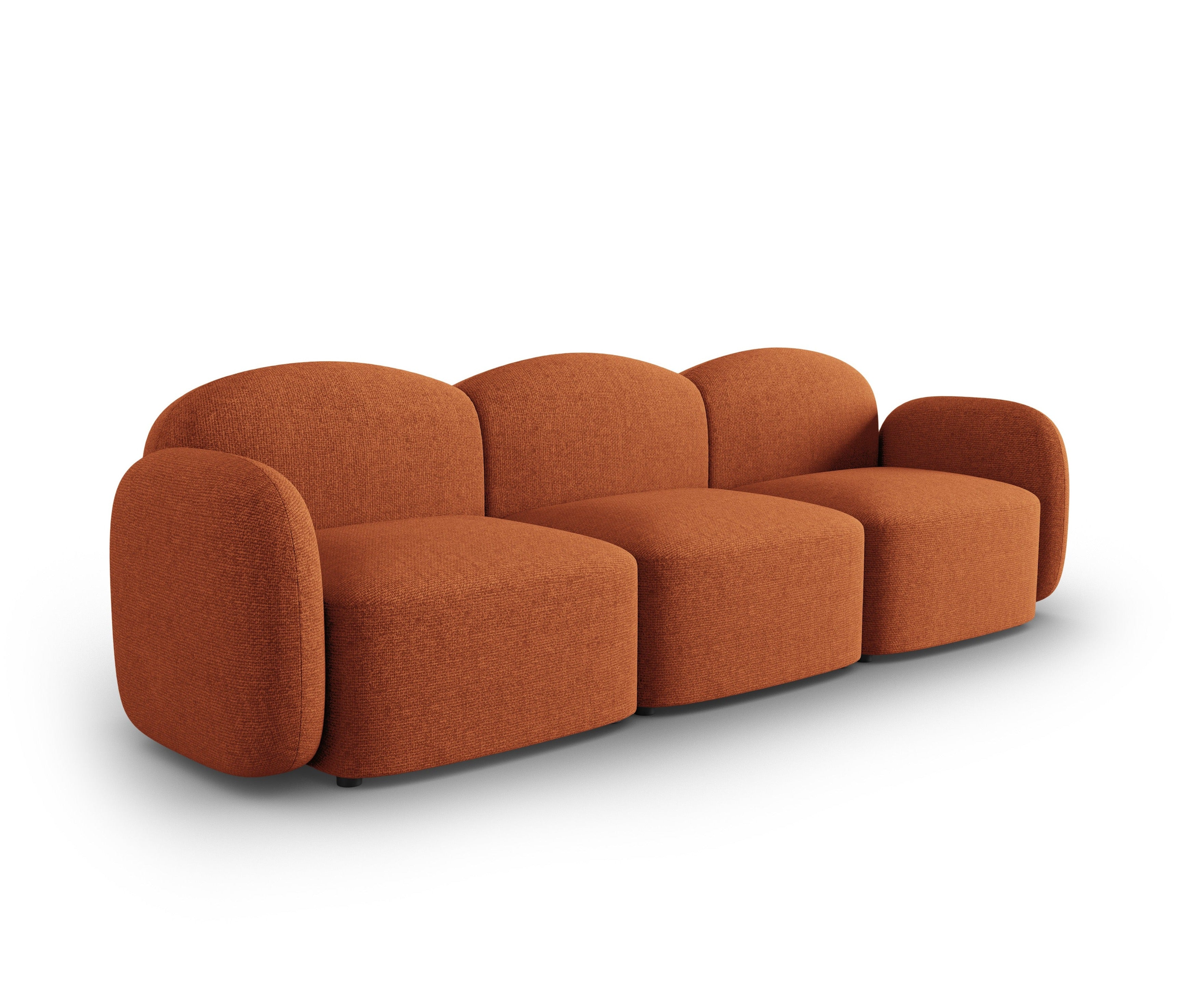 Sofa 3-osobowa BLAIR szenil terracotta melanż Micadoni Eye on Design
