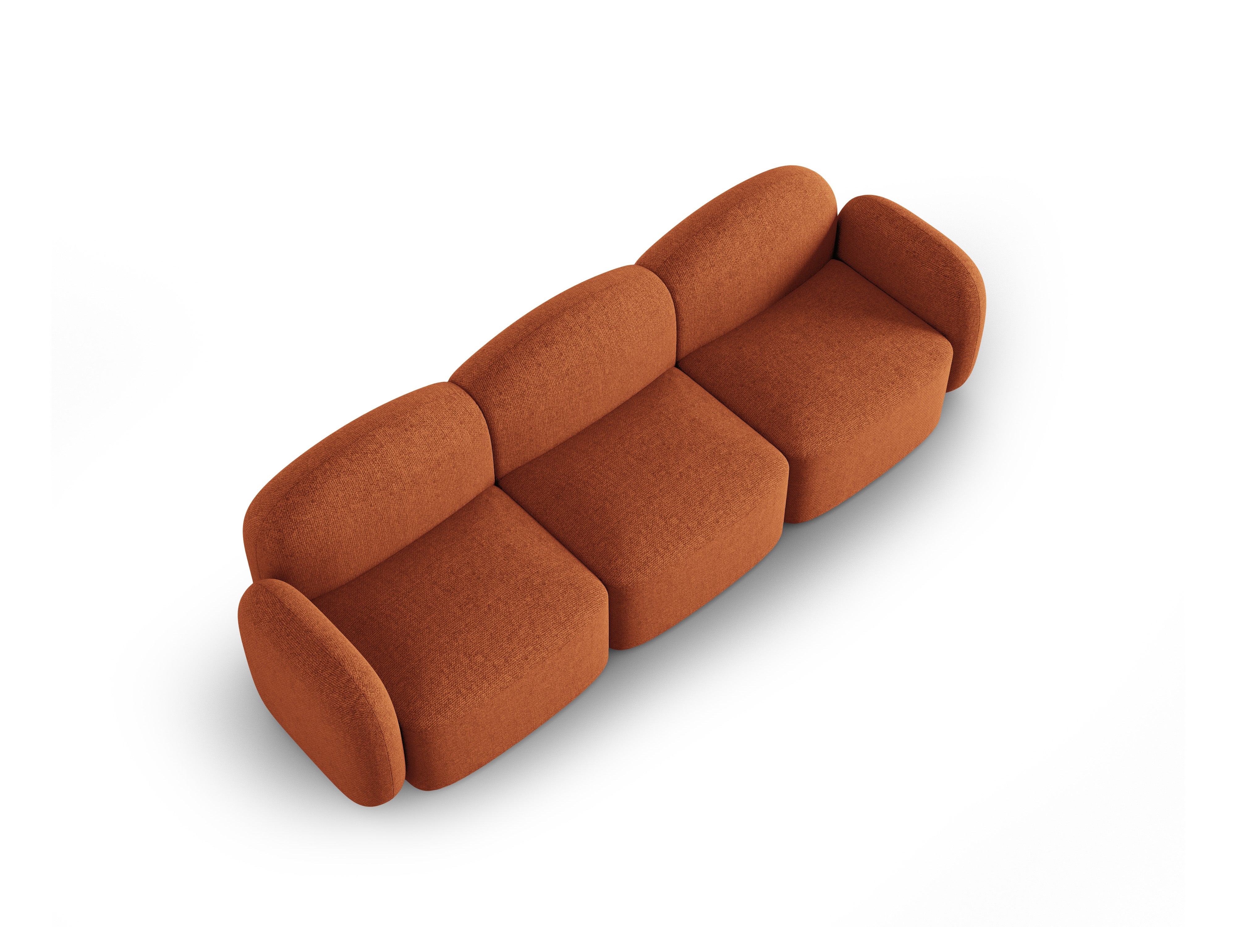 Sofa 3-osobowa BLAIR szenil terracotta melanż Micadoni Eye on Design
