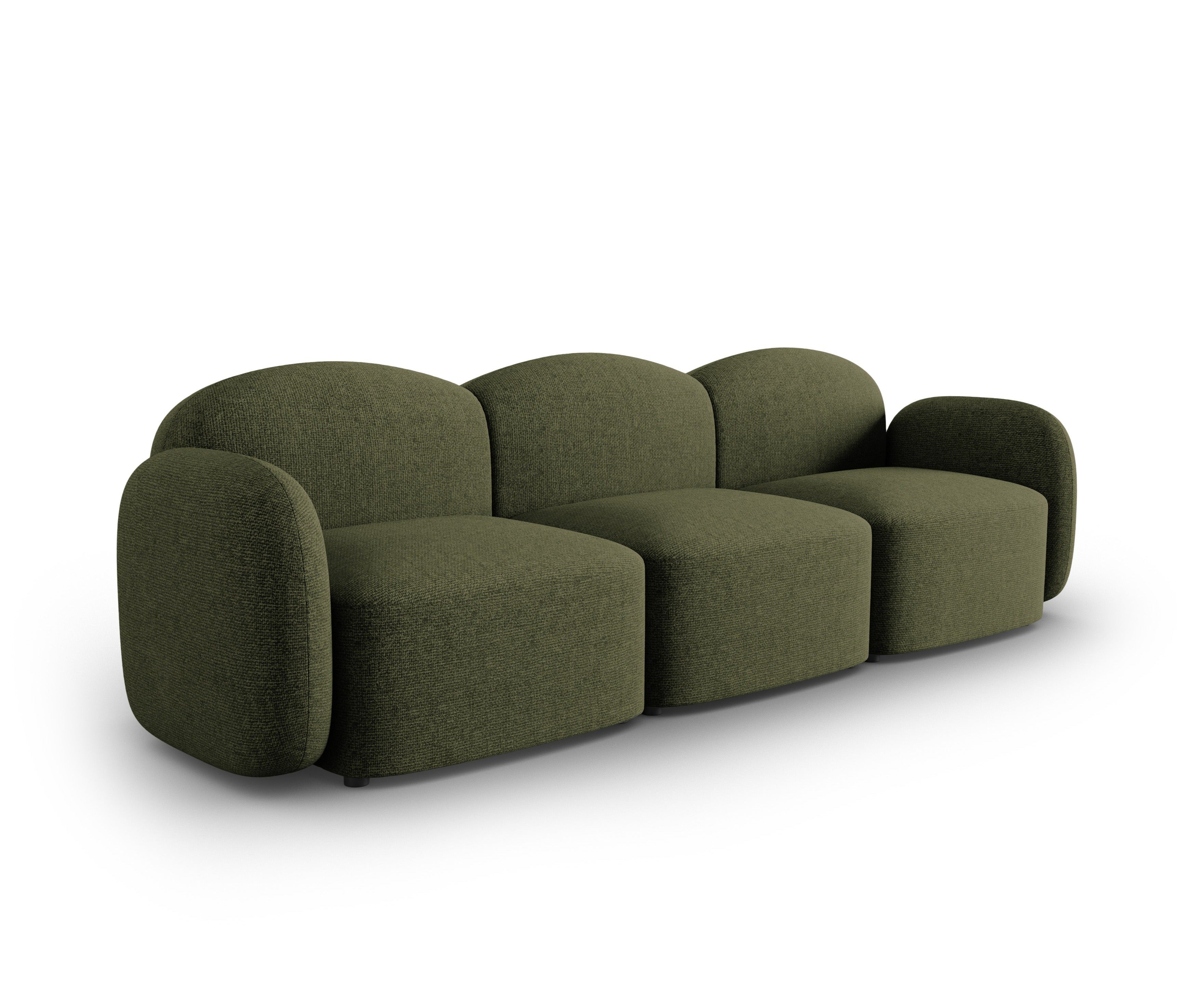 Sofa 3-osobowa BLAIR szenil zielony melanż Micadoni Eye on Design