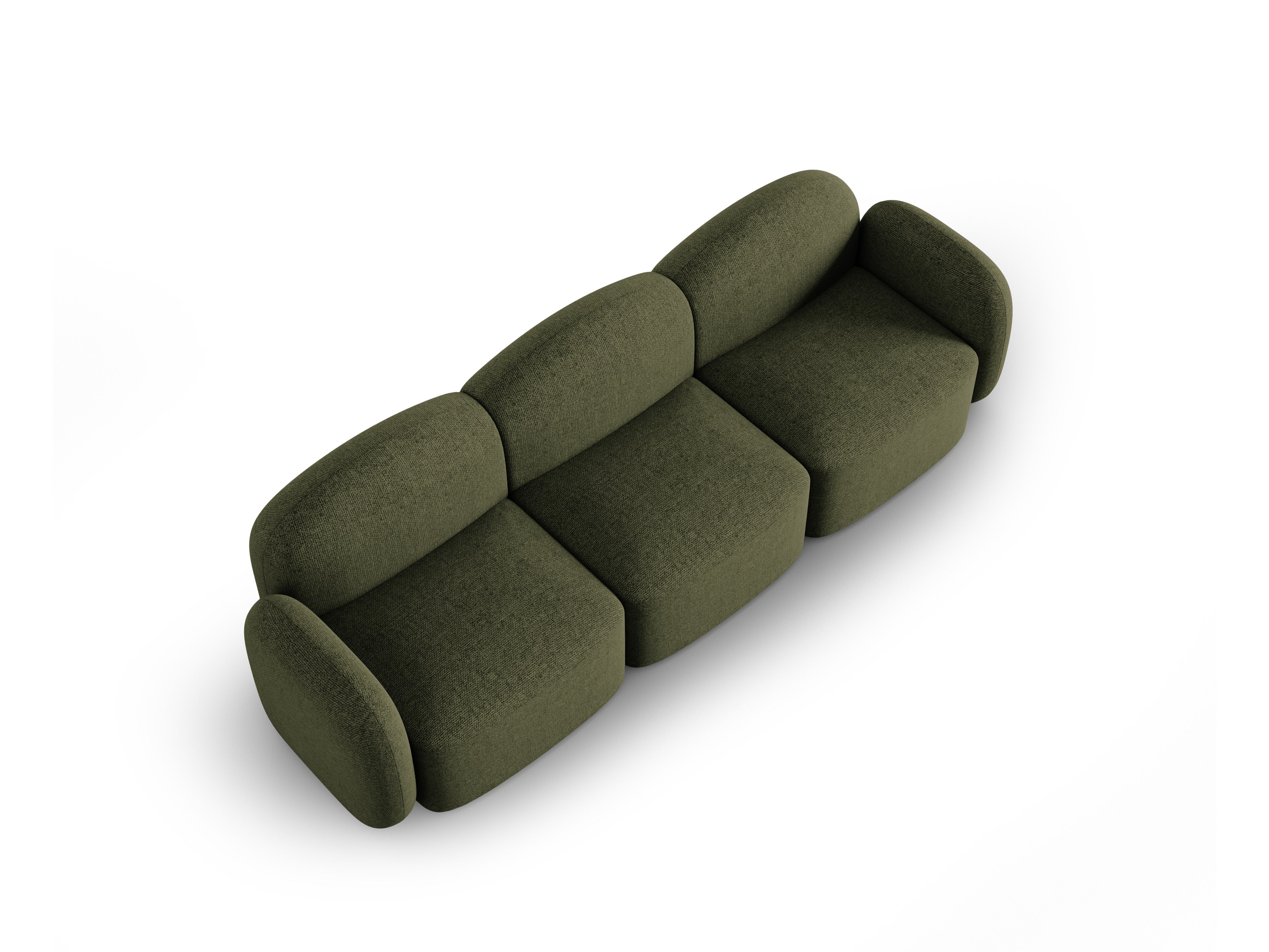 Sofa 3-osobowa BLAIR szenil zielony melanż Micadoni Eye on Design