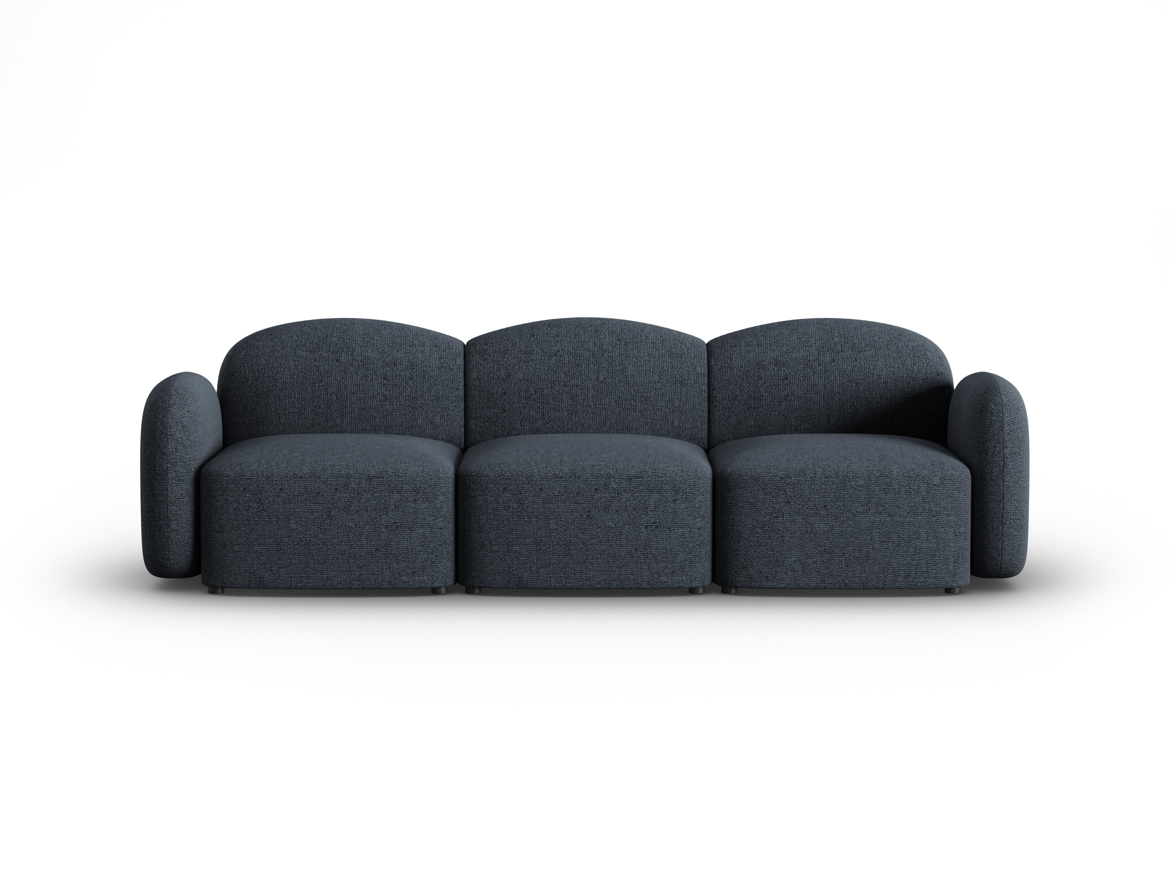 Sofa 3-osobowa BLAIR szenil granatowy melanż Micadoni Eye on Design