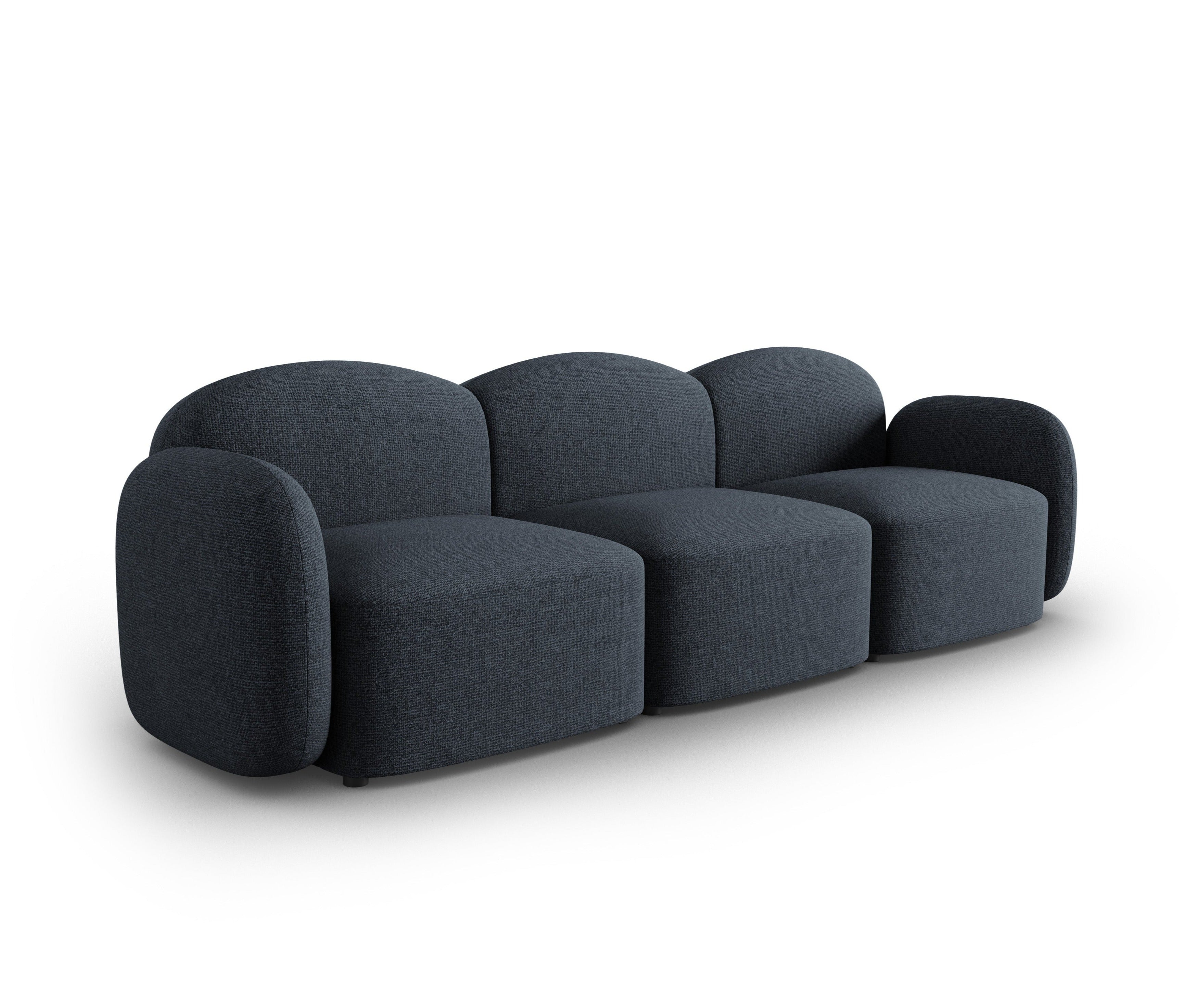 Sofa 3-osobowa BLAIR szenil granatowy melanż Micadoni Eye on Design