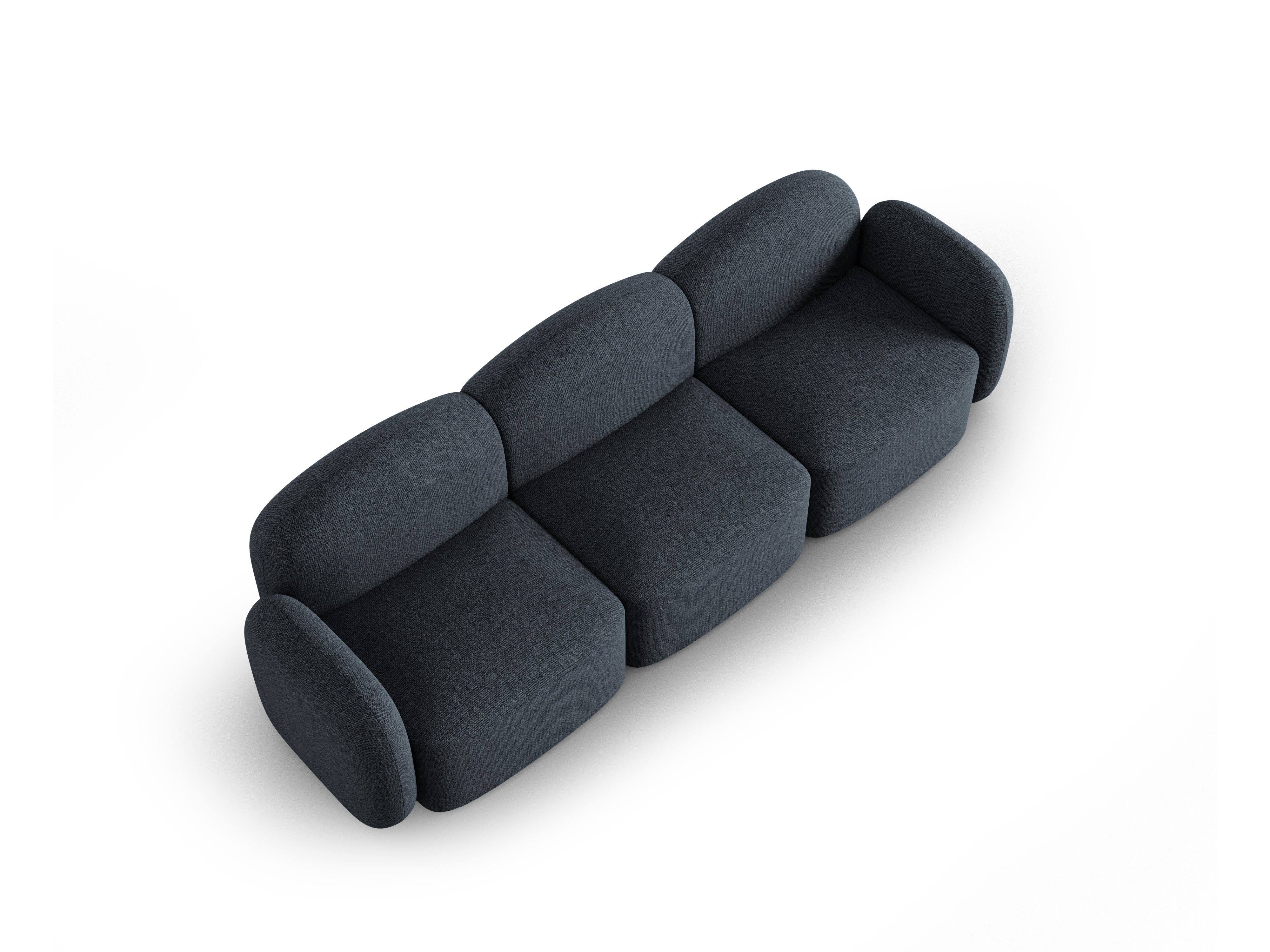 Sofa 3-osobowa BLAIR szenil granatowy melanż Micadoni Eye on Design
