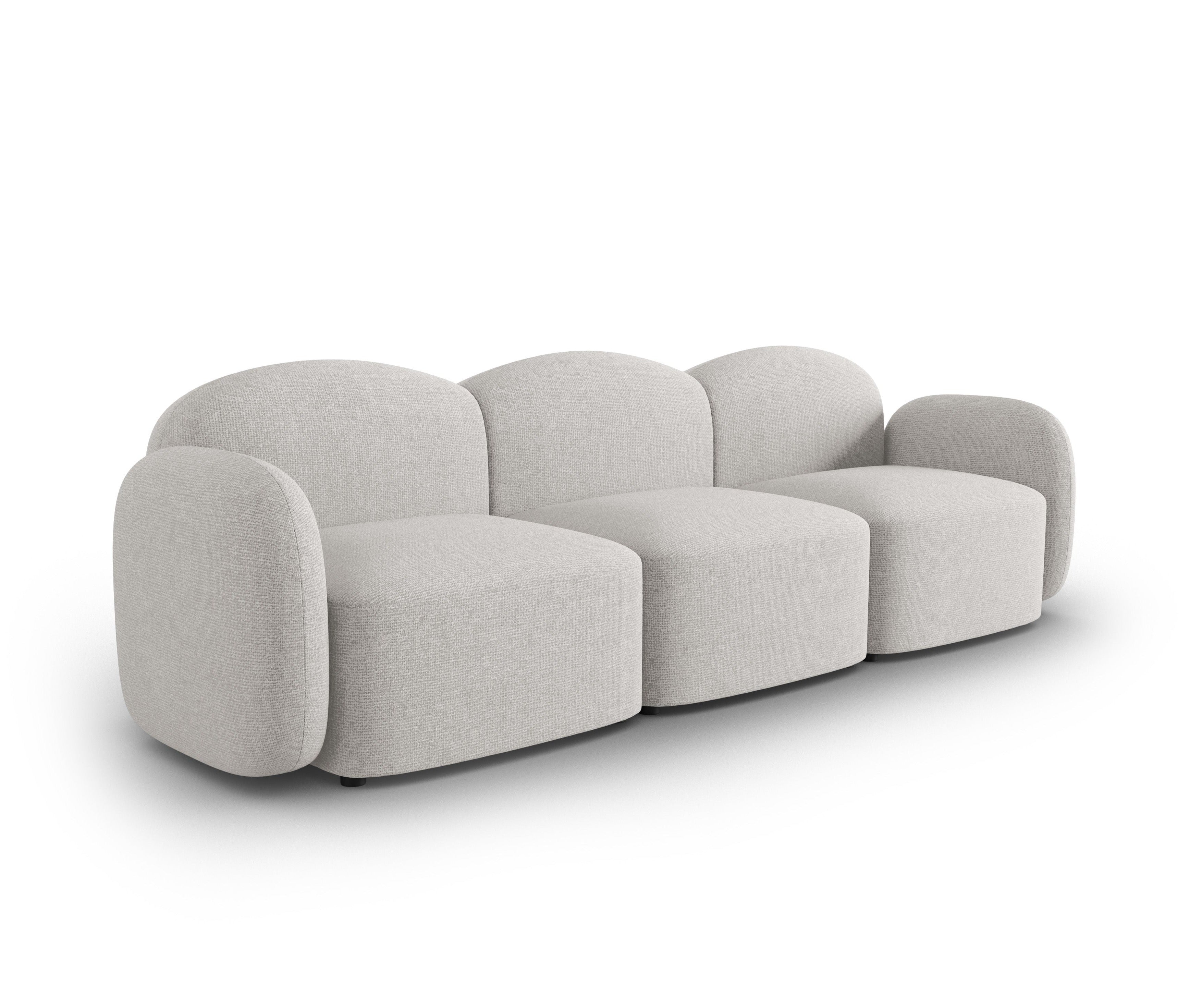 Sofa 3-osobowa BLAIR szenil jasnoszary melanż Micadoni Eye on Design