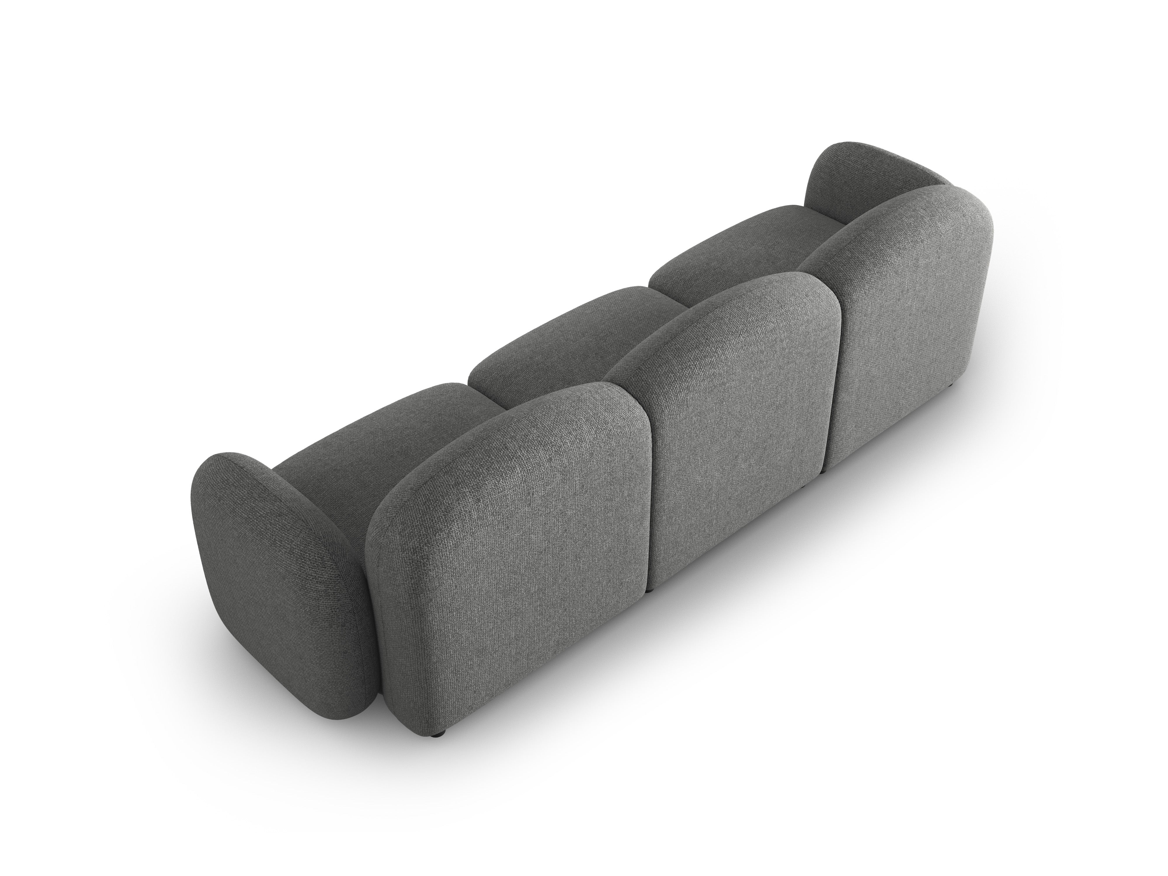 Sofa 3-osobowa BLAIR szenil ciemnoszary melanż Micadoni Eye on Design
