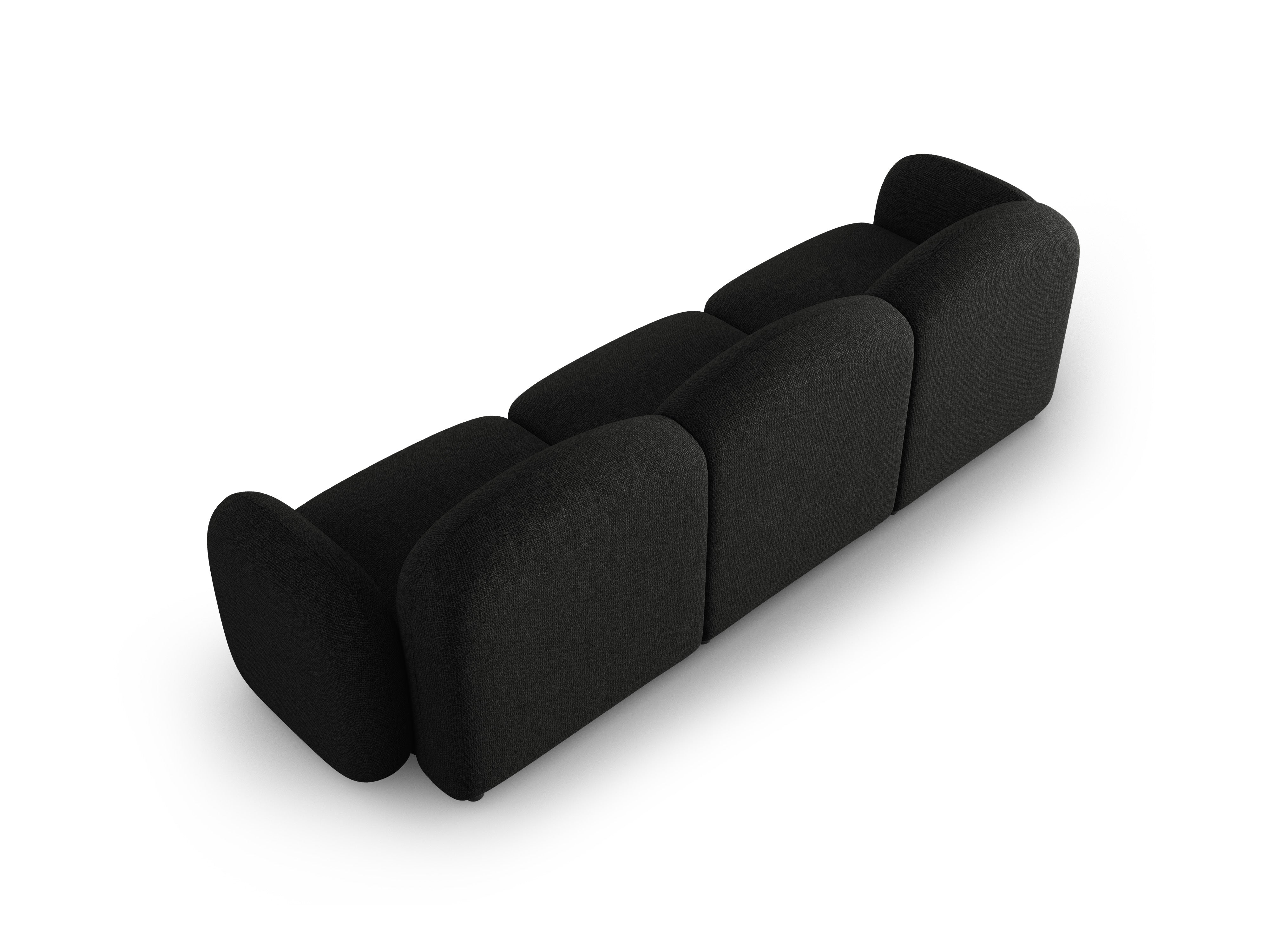 Sofa 3-osobowa BLAIR szenil czarny melanż Micadoni Eye on Design