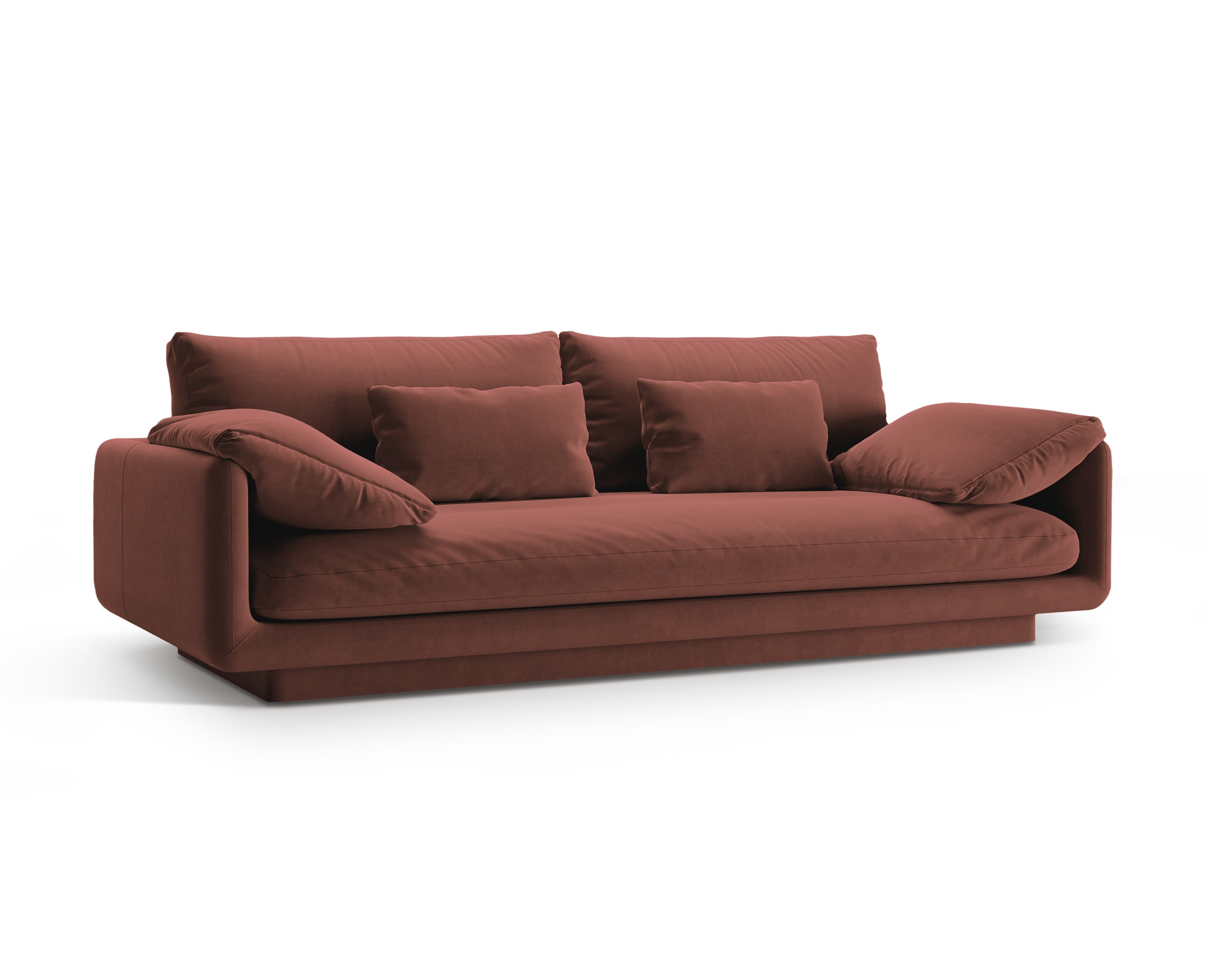 Torino Cuoio 3rd velvet sofa