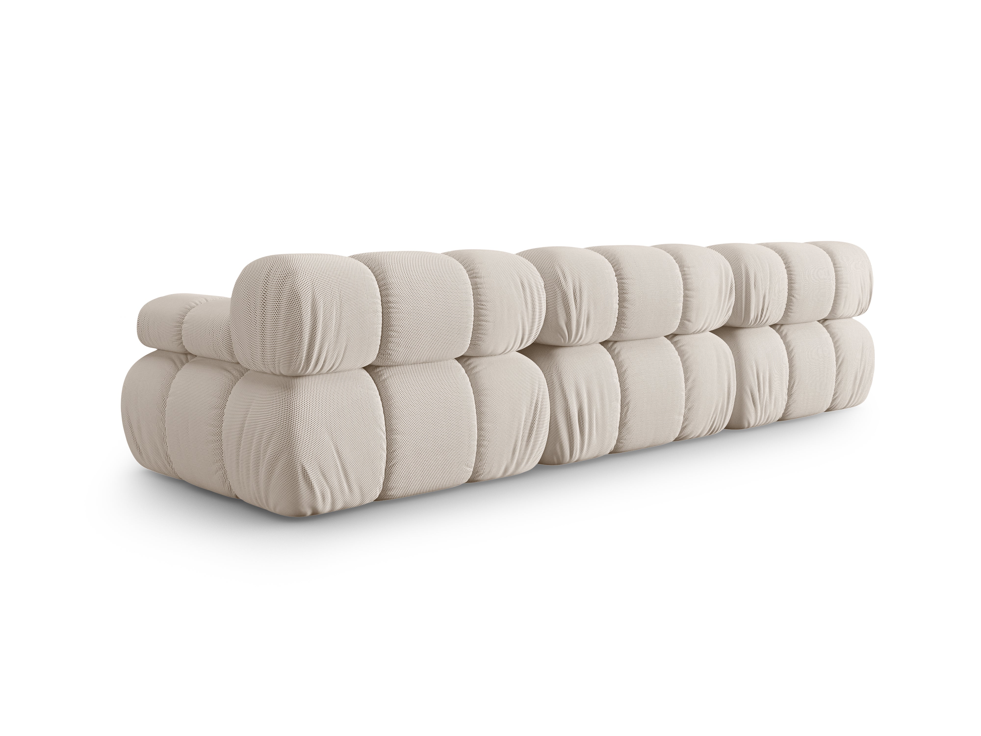 3-Seater Modular Sofa BELLIS in Beige 3D Fabric
