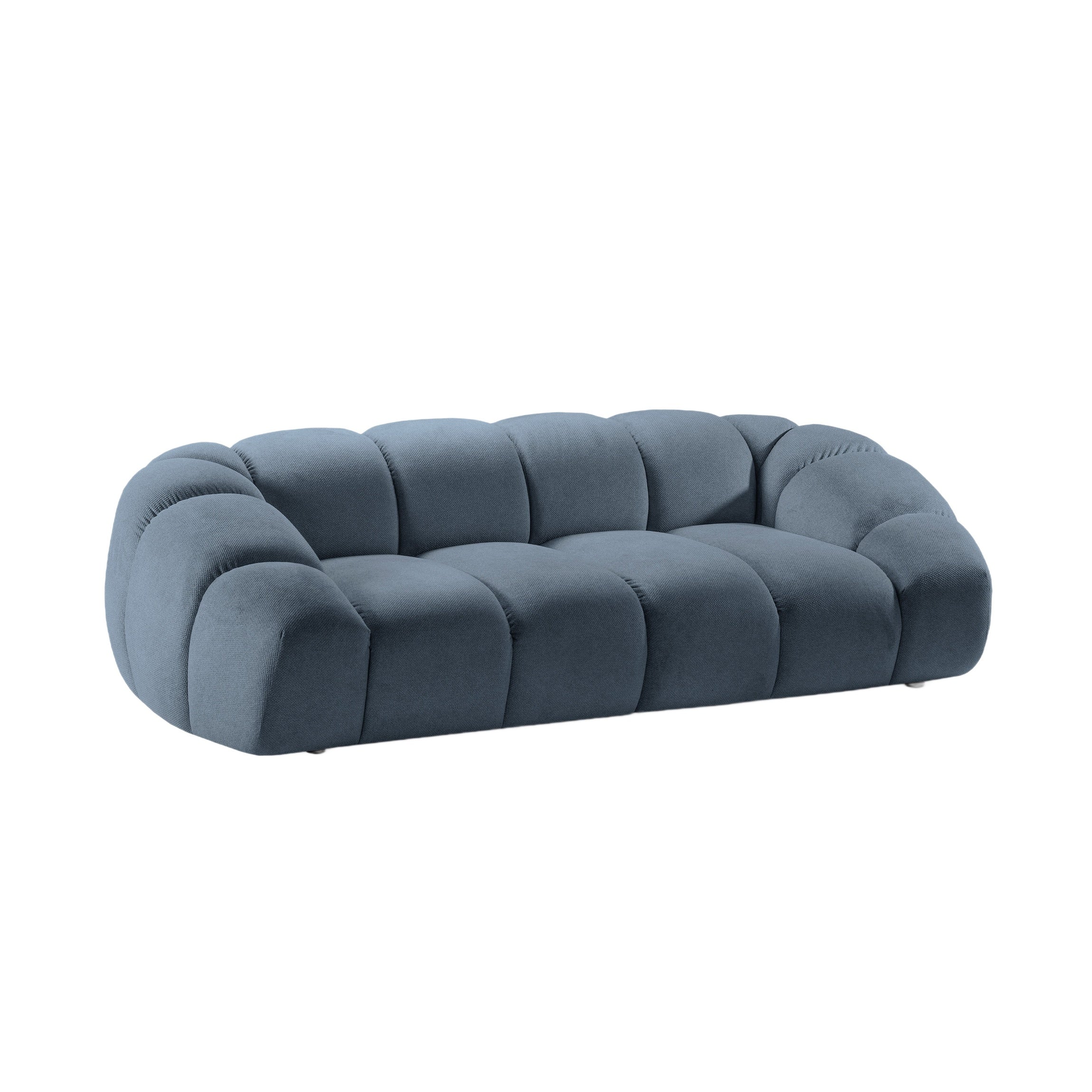3-seater Sofa DIANA light blue chenille