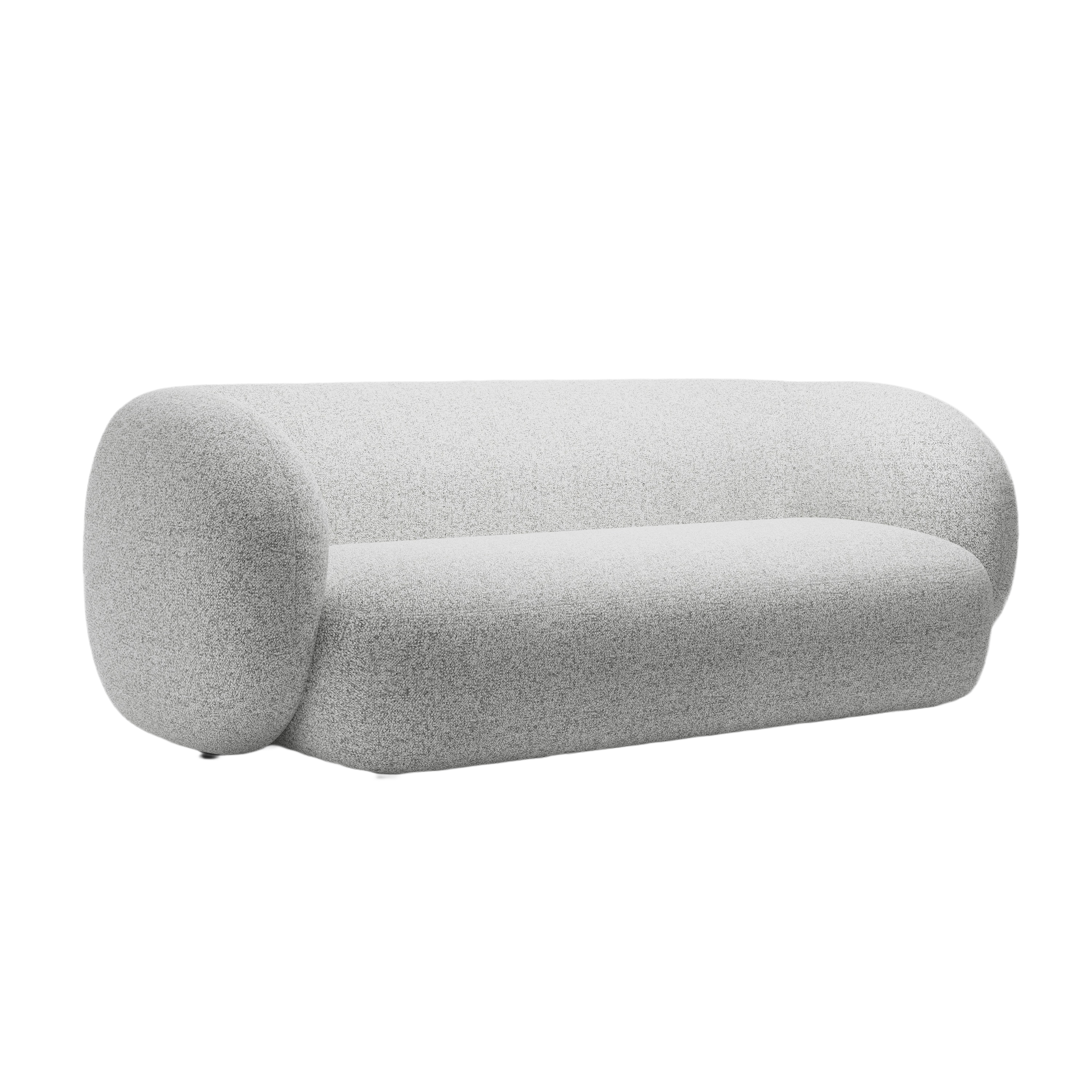 3-seater Sofa KATE light gray mélange