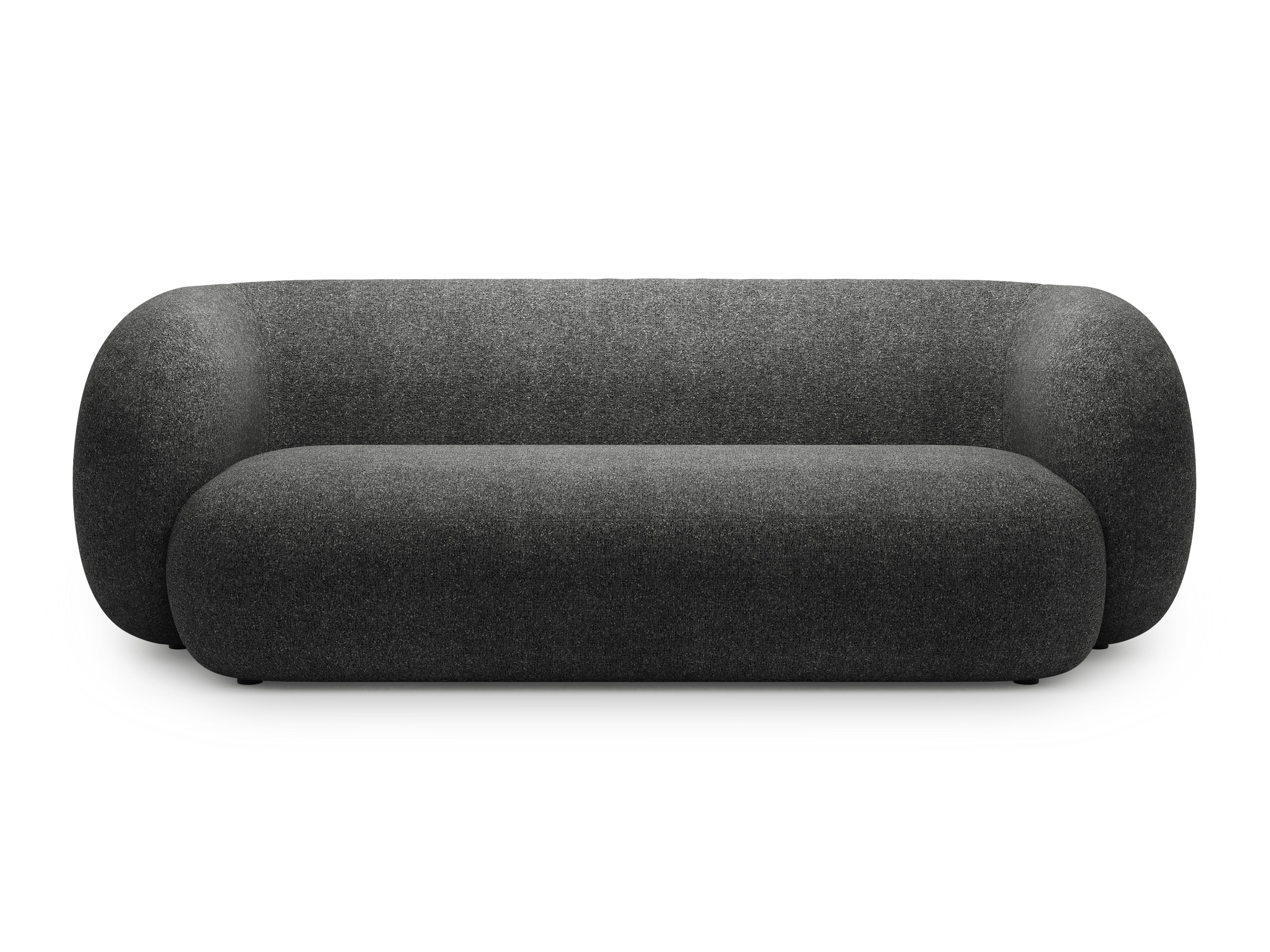 Sofa 3-Sitzer KATE dunkelgrau meliert