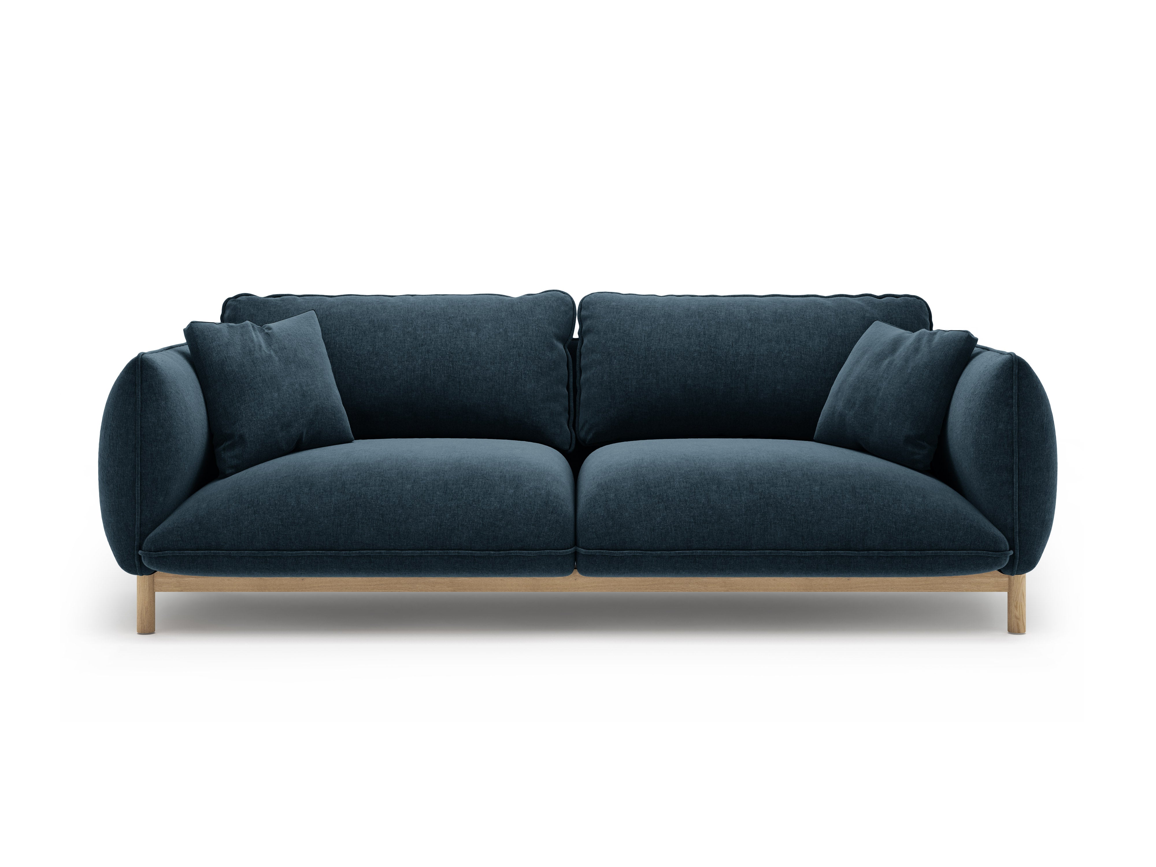 Sofa 3-Sitzer ADA meerblau Chenille