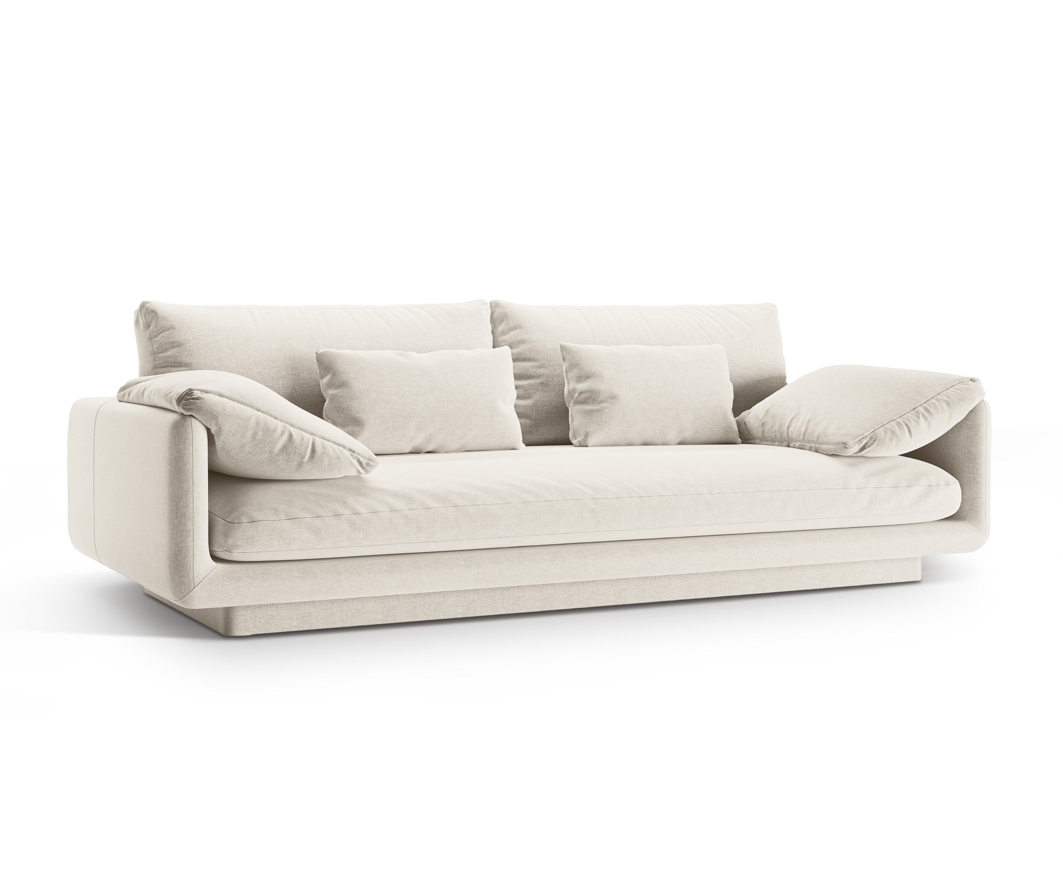 3-Sitzer-Sofa Torino-Elfenbein
