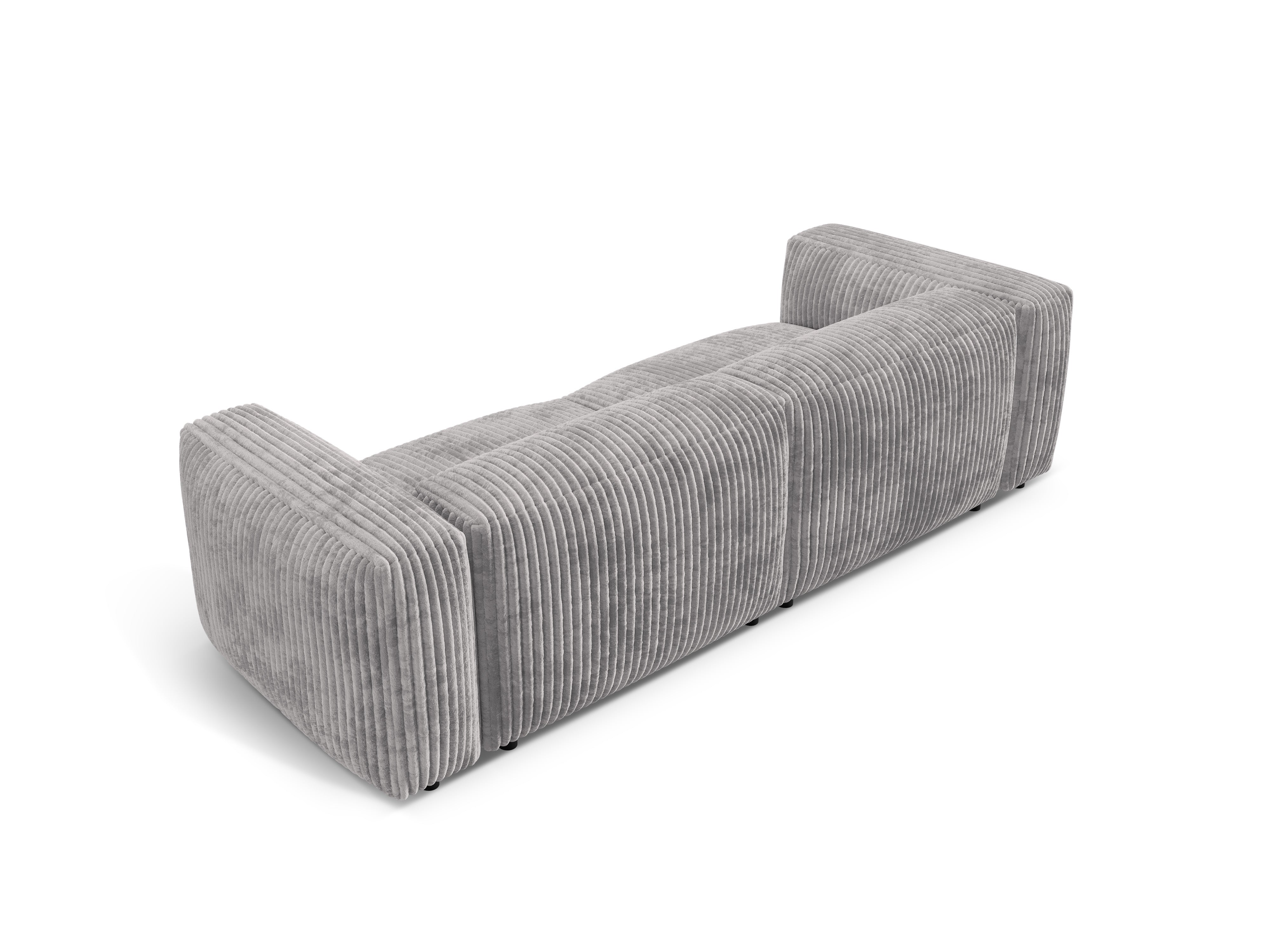 3-Personen-Sofa Martina Hellgrau Cord