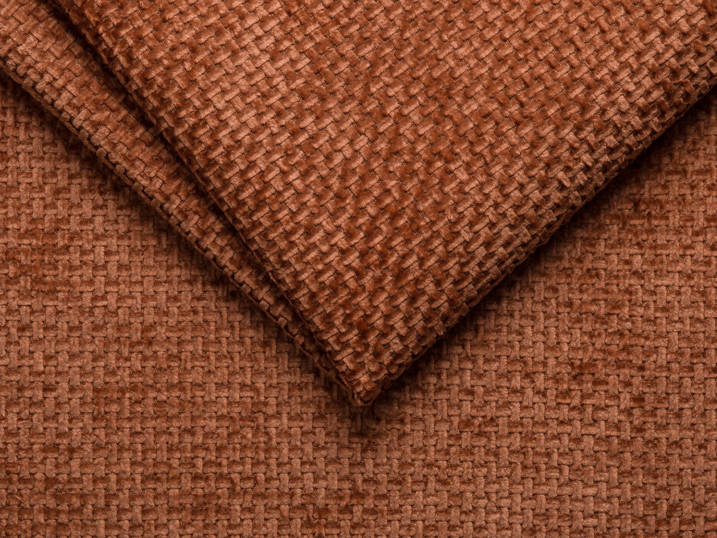 3-seater Sofa LUPINE brick chenille