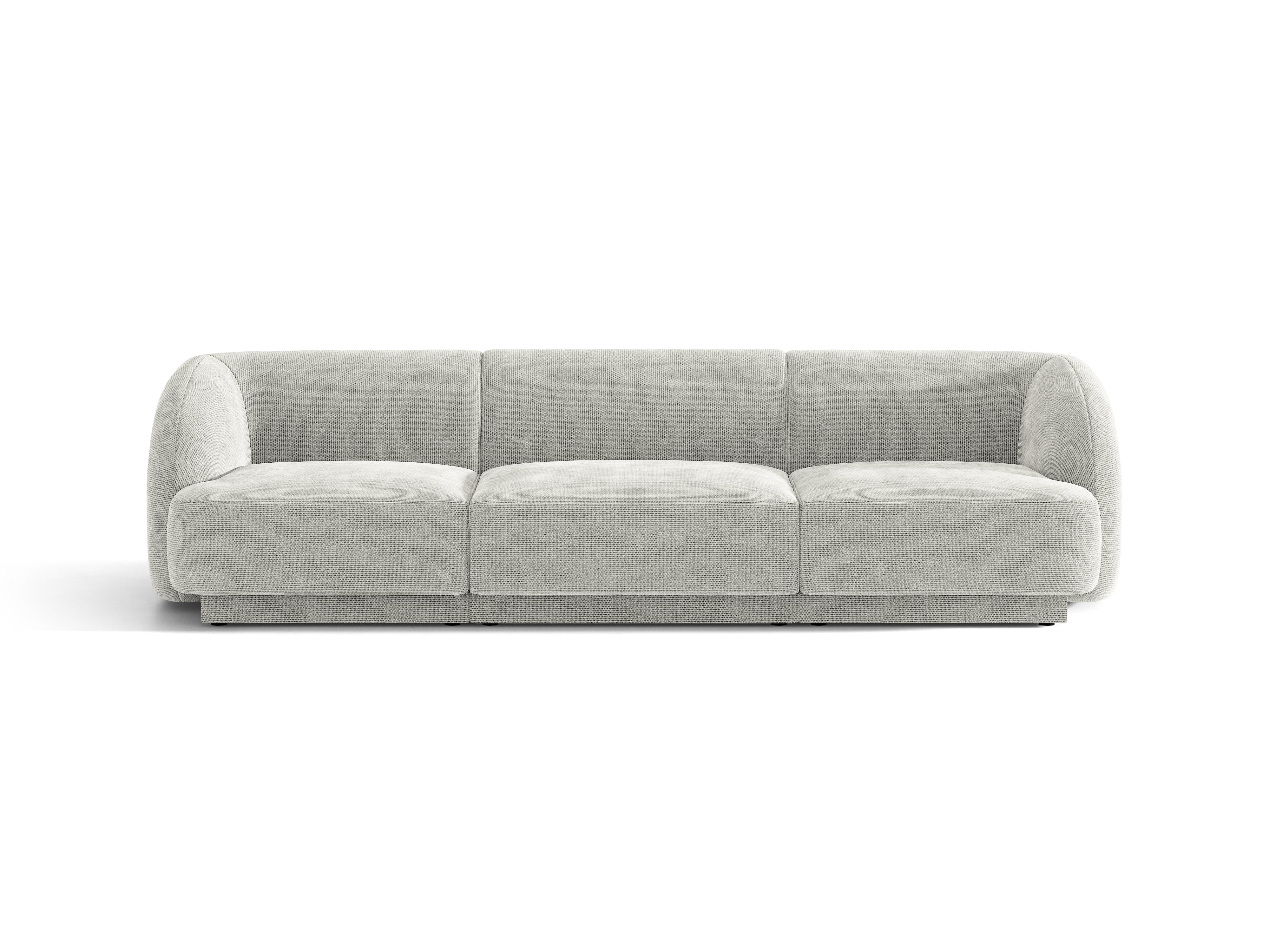 Sofa 3-osobowa MILEY szary szenil do salonu