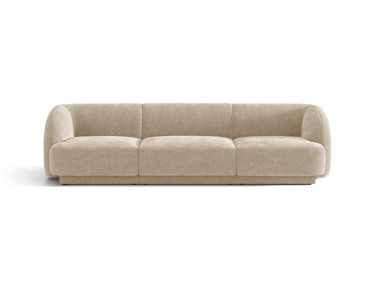 Sofa 3-osobowa MILEY beżowy szenil do salonu