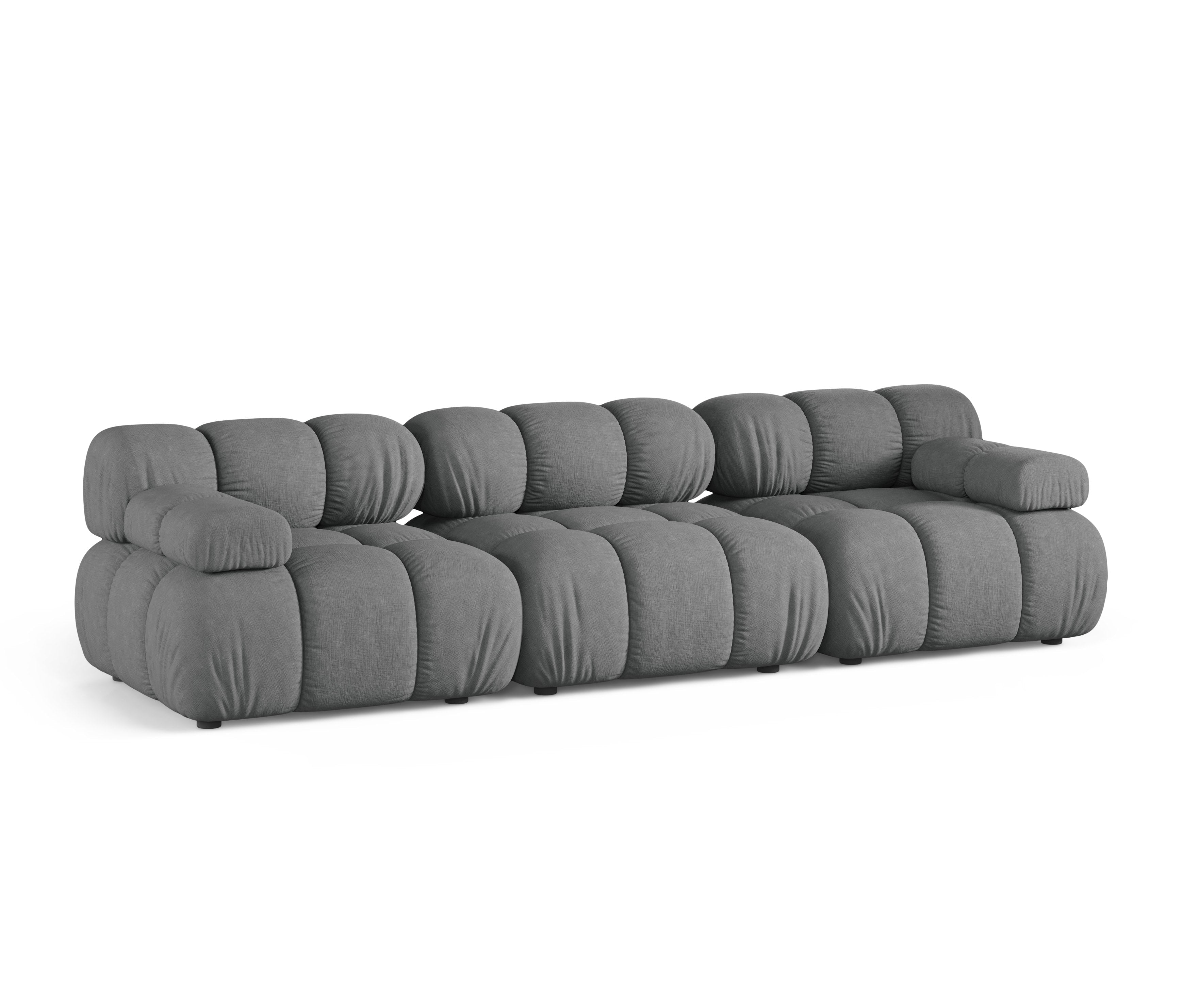 BELLIS Gray 3-Seater Modular Sofa
