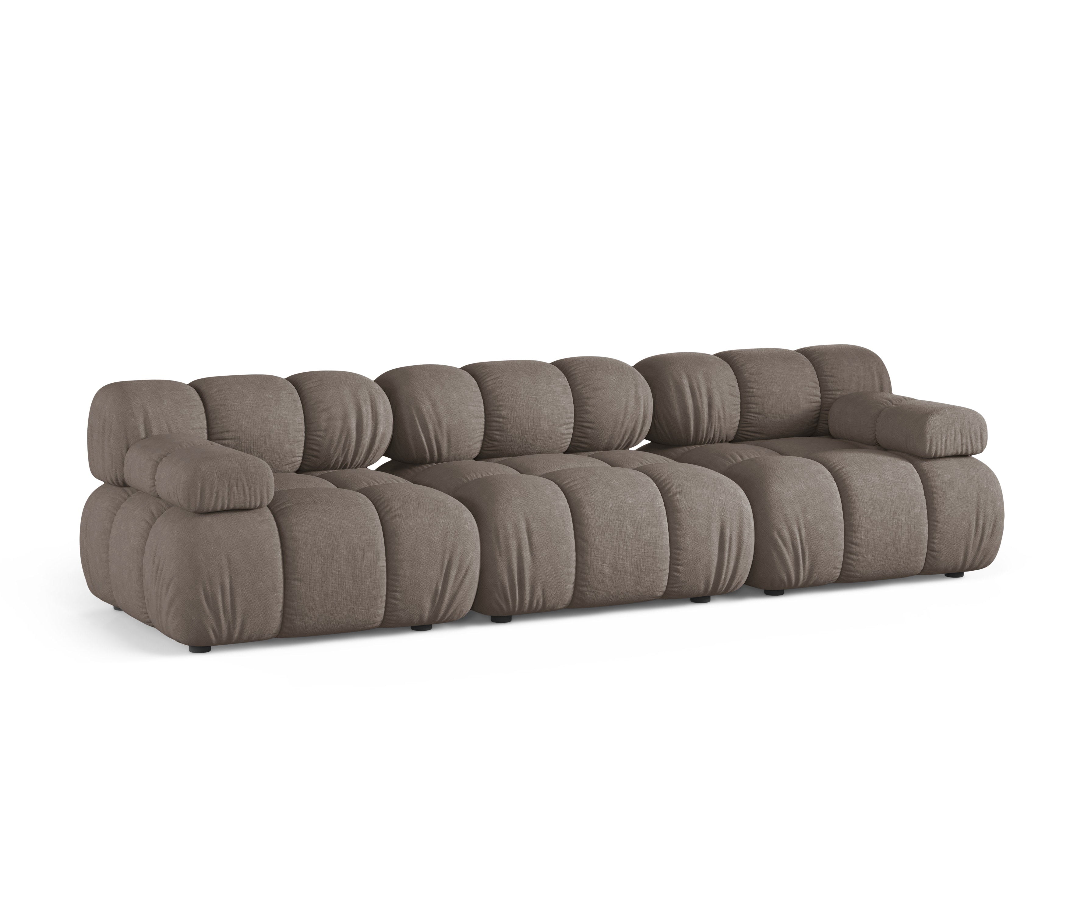 Sofa modułowa 3-osobowa BELLIS ciemne cappuccino
