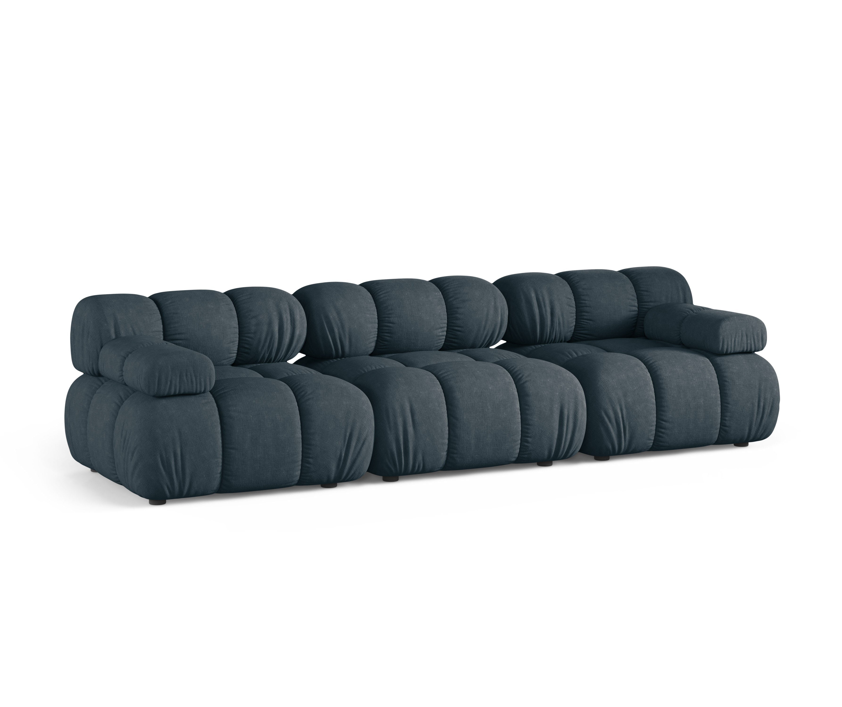 BELLIS 3-Seater Modular Sofa in Petrol Blue