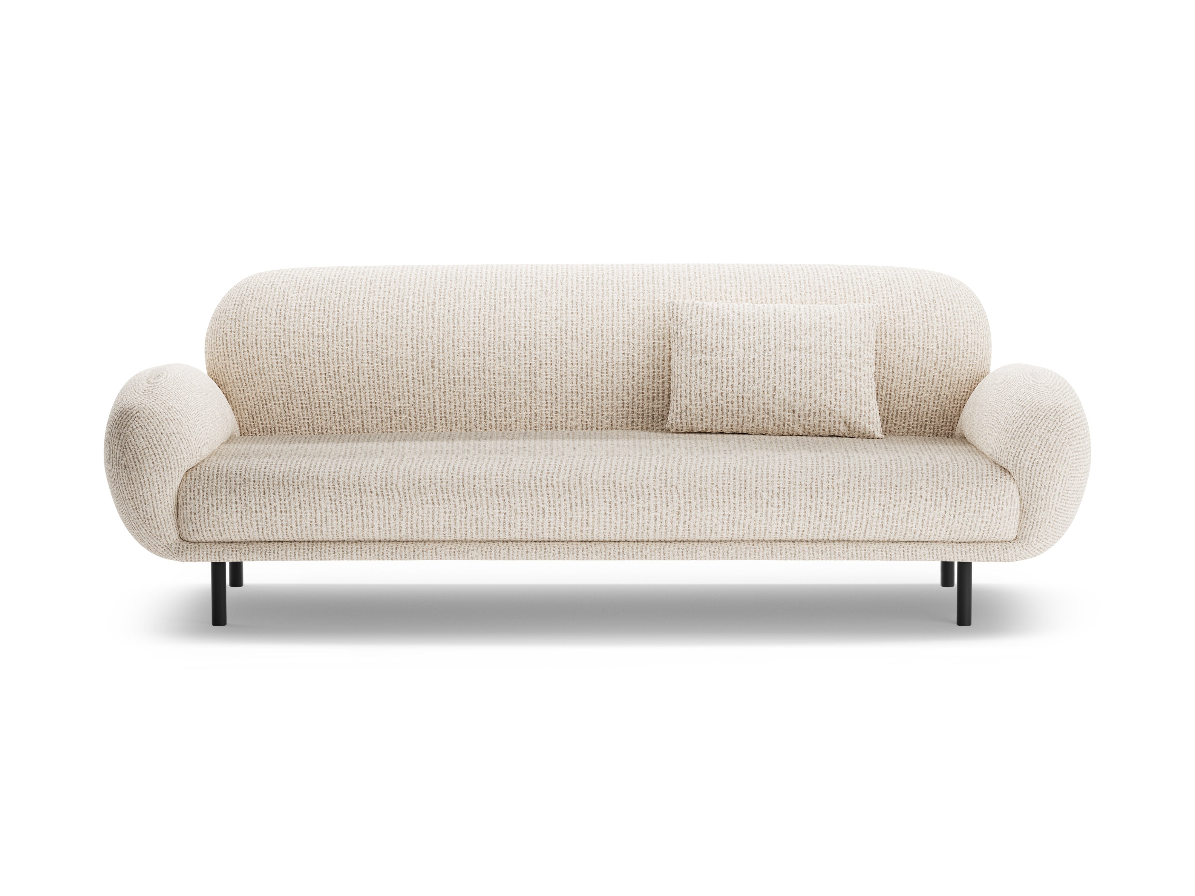3-seater Sofa POPPY light beige chenille
