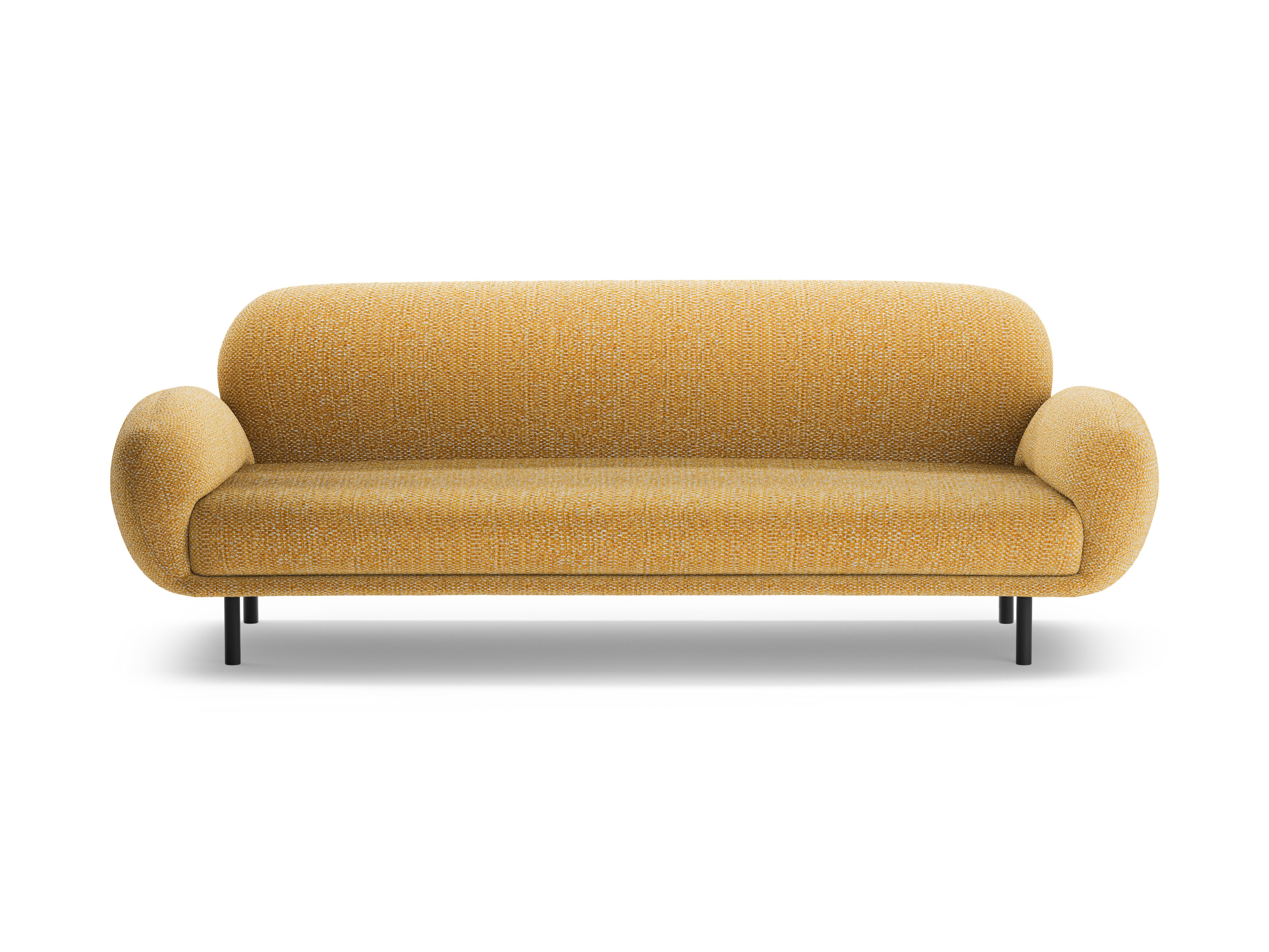 Sofa 3-sitzig POPPY senfgelb Chenille