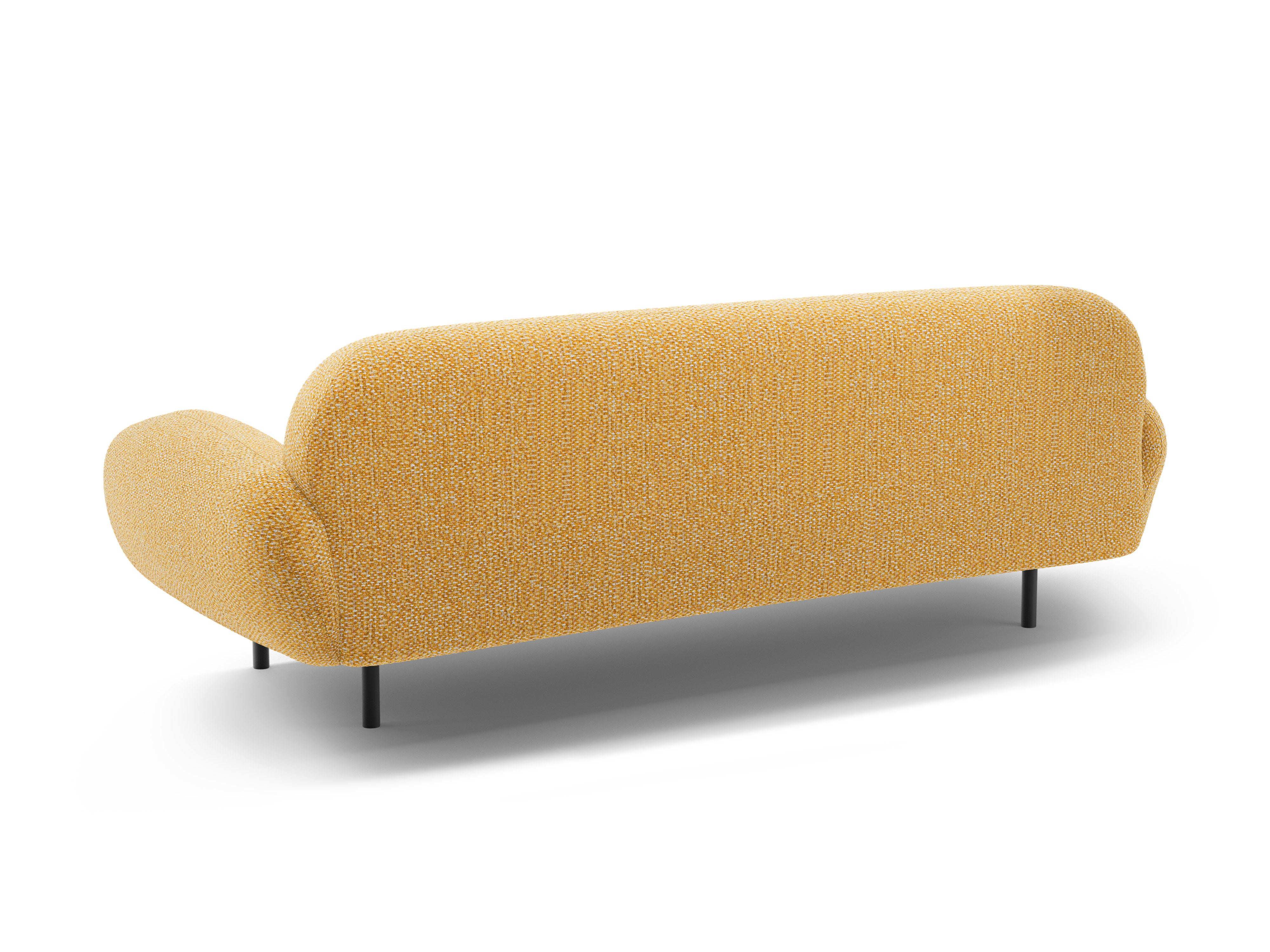 Sofa 3-sitzig POPPY senfgelb Chenille