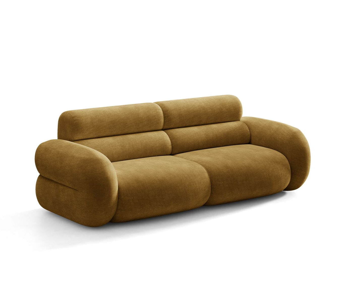 3-Seater Sofa NEO in Mustard Chenille