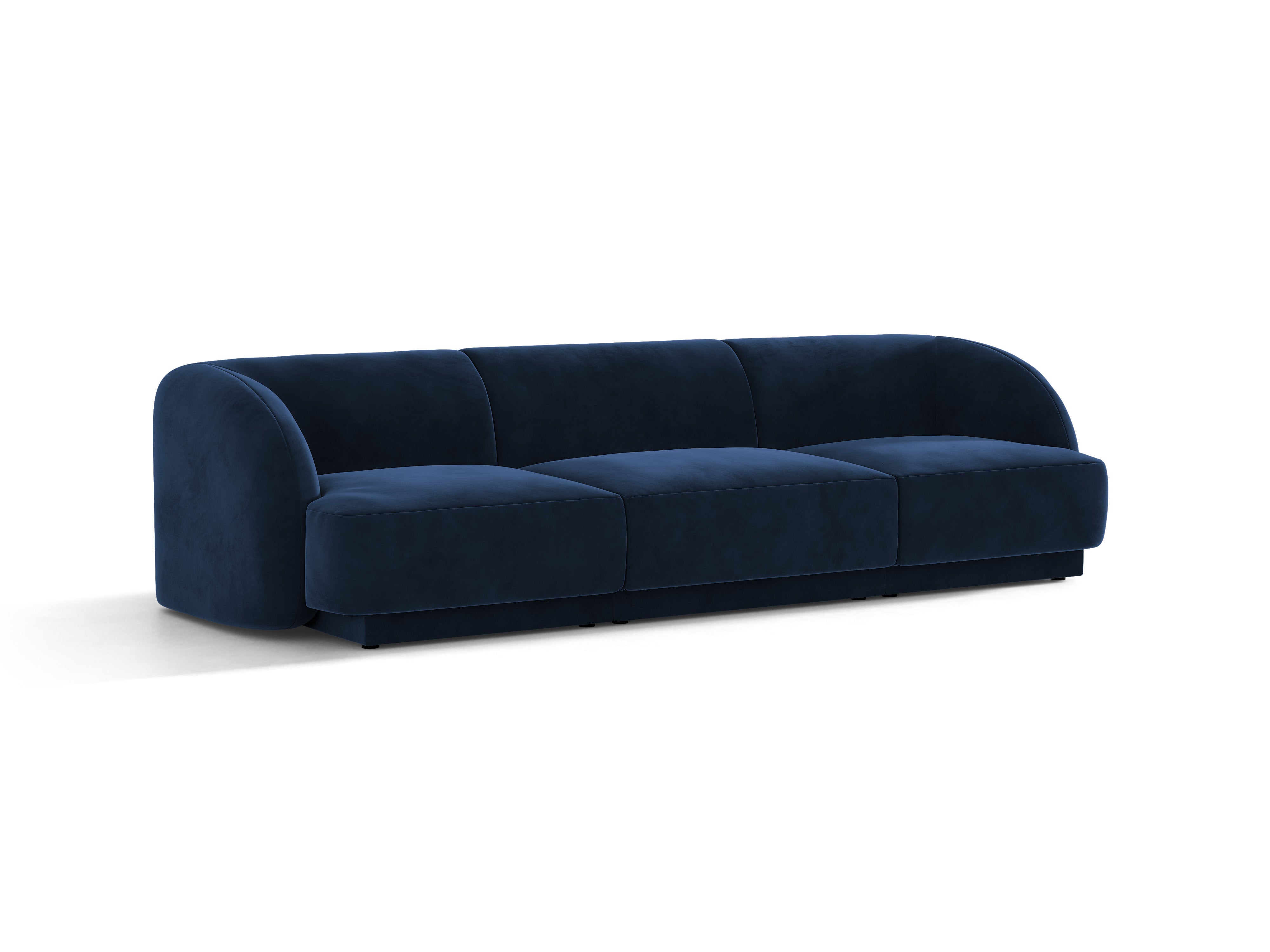 Velvet 3-Seater Sofa MILEY Royal Blue