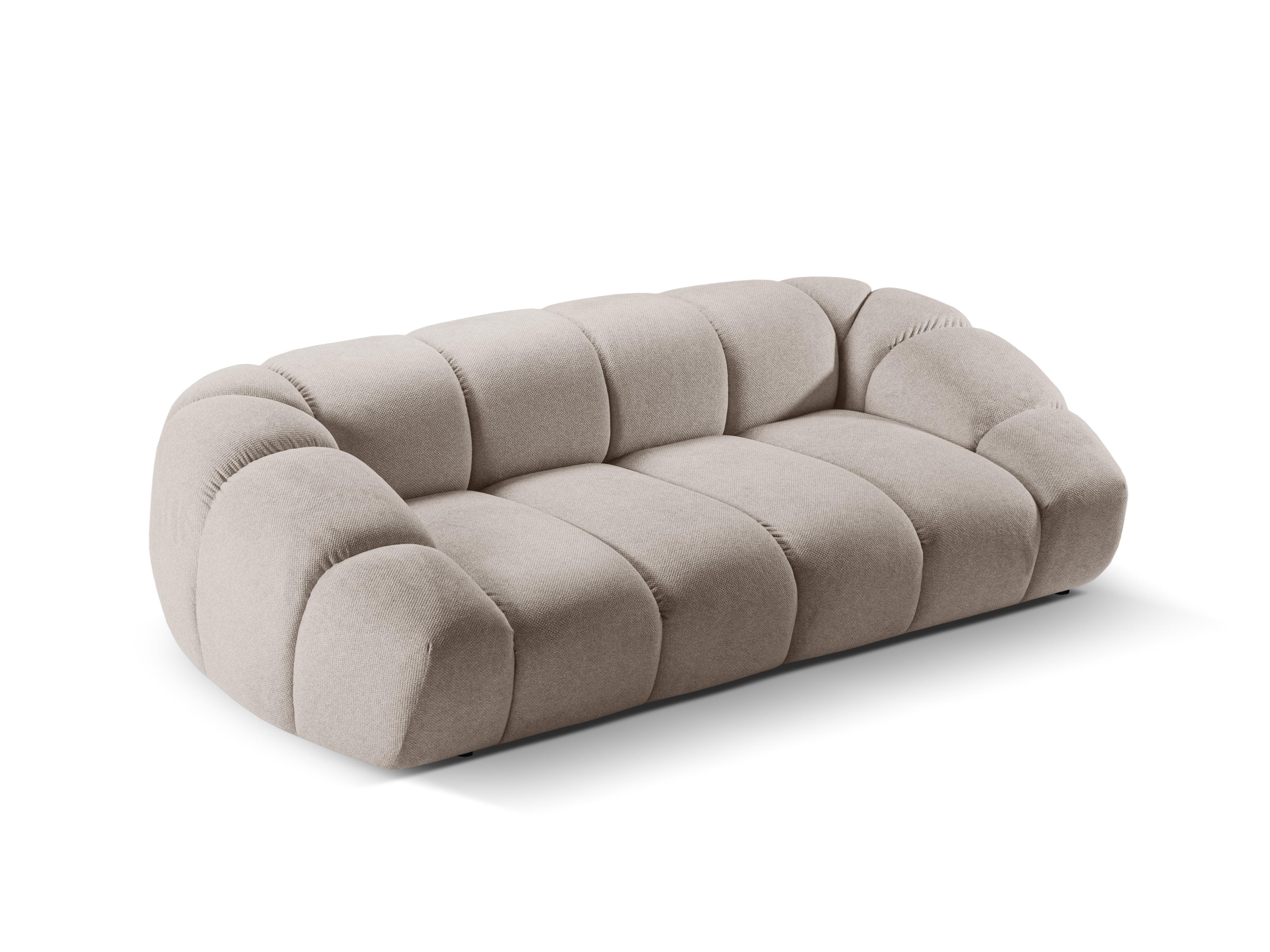 2.5-seater Sofa DIANA dark beige chenille