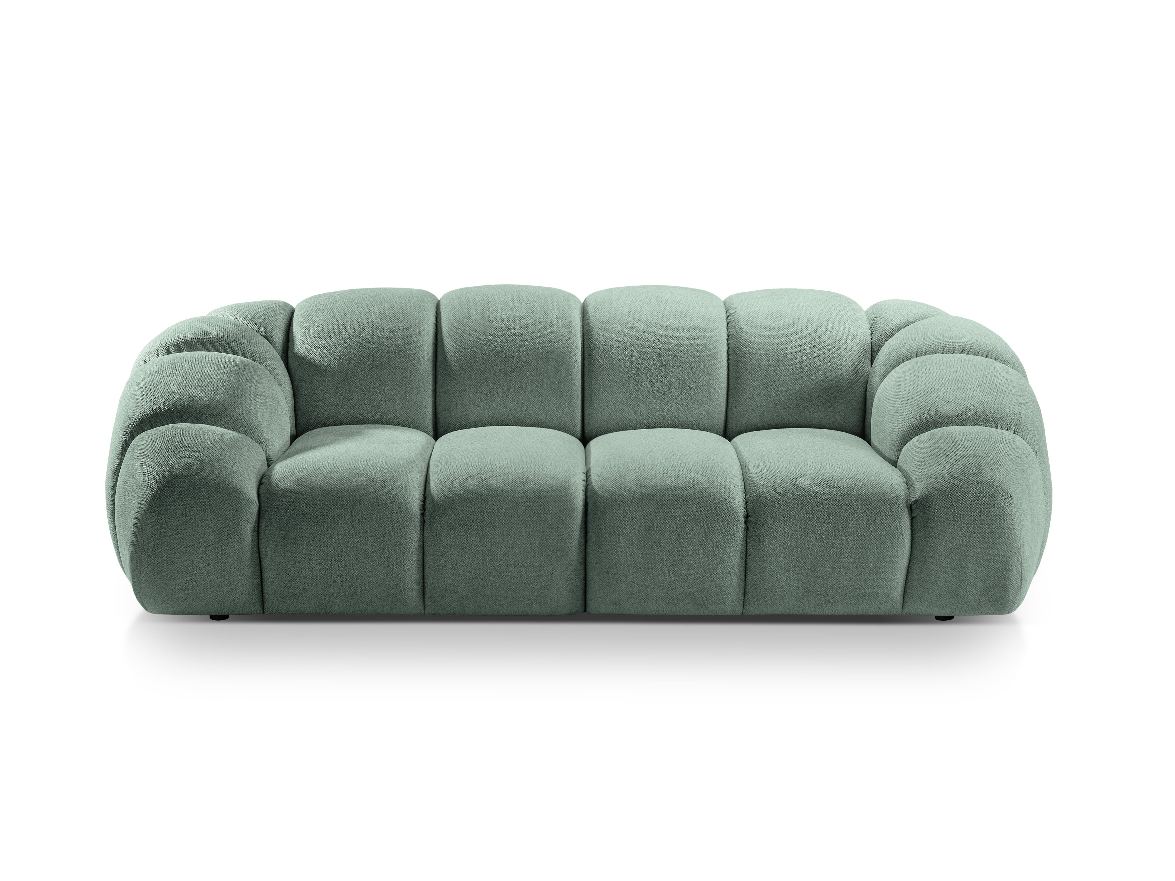 Sofa 2,5-sitzige DIANA mintfarbener Chenille