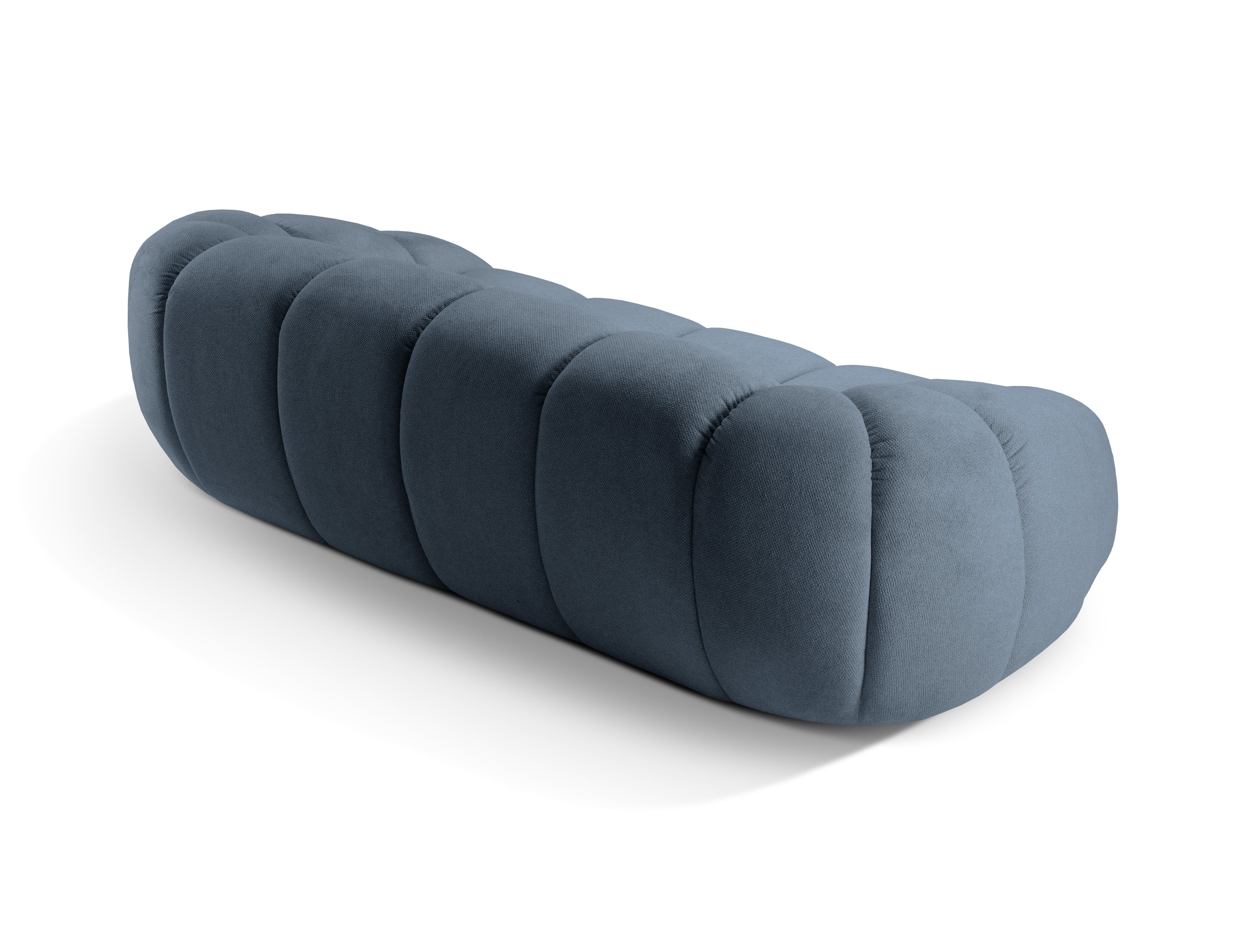 Sofa 2,5-sitzige DIANA hellblauer Chenille