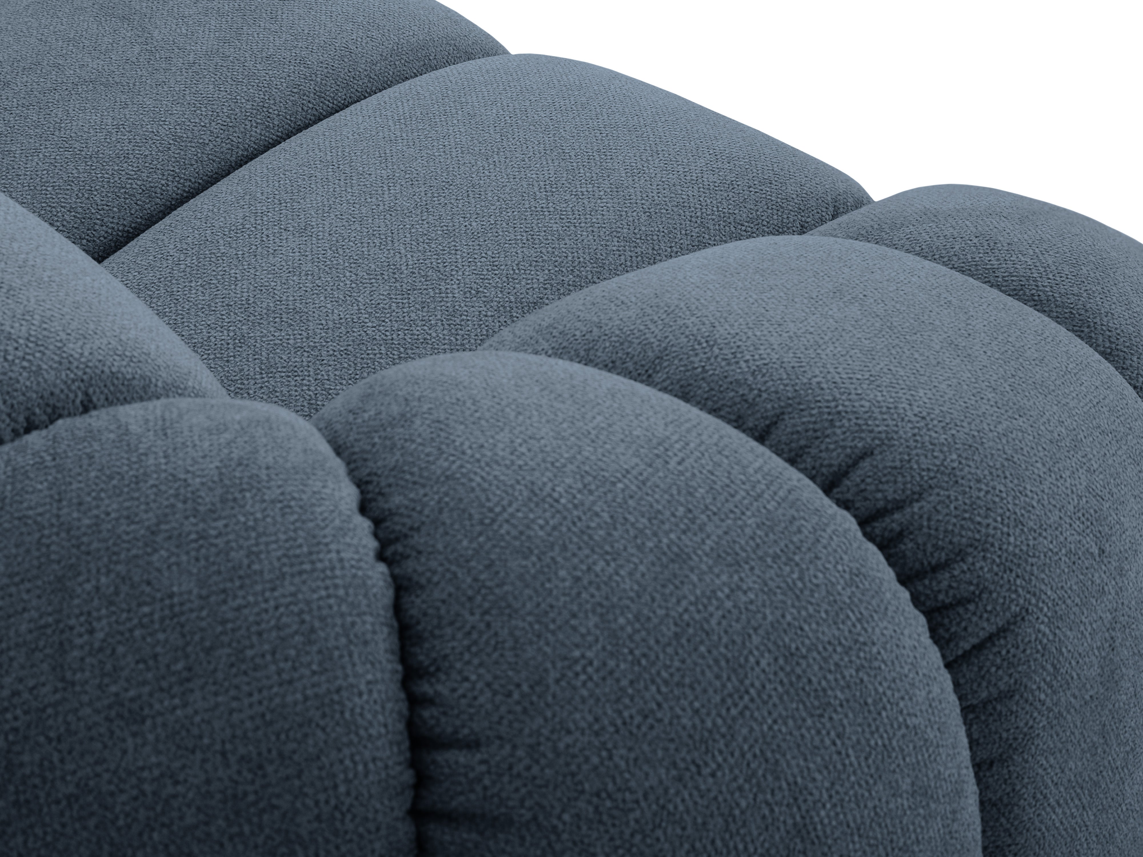 Sofa 2,5-sitzige DIANA hellblauer Chenille