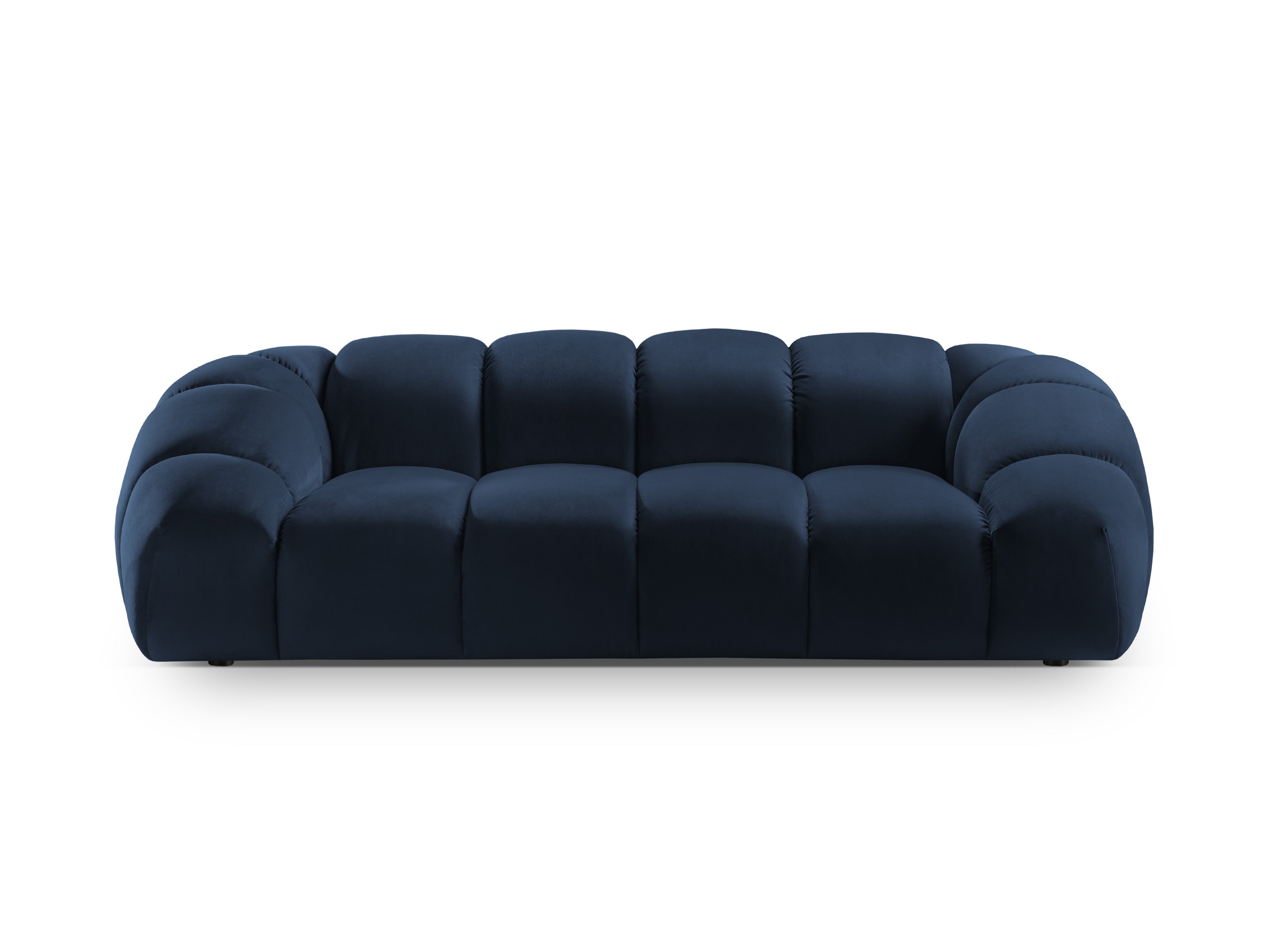 Sofa aus Samt 2,5-sitzig DIANA königsblau