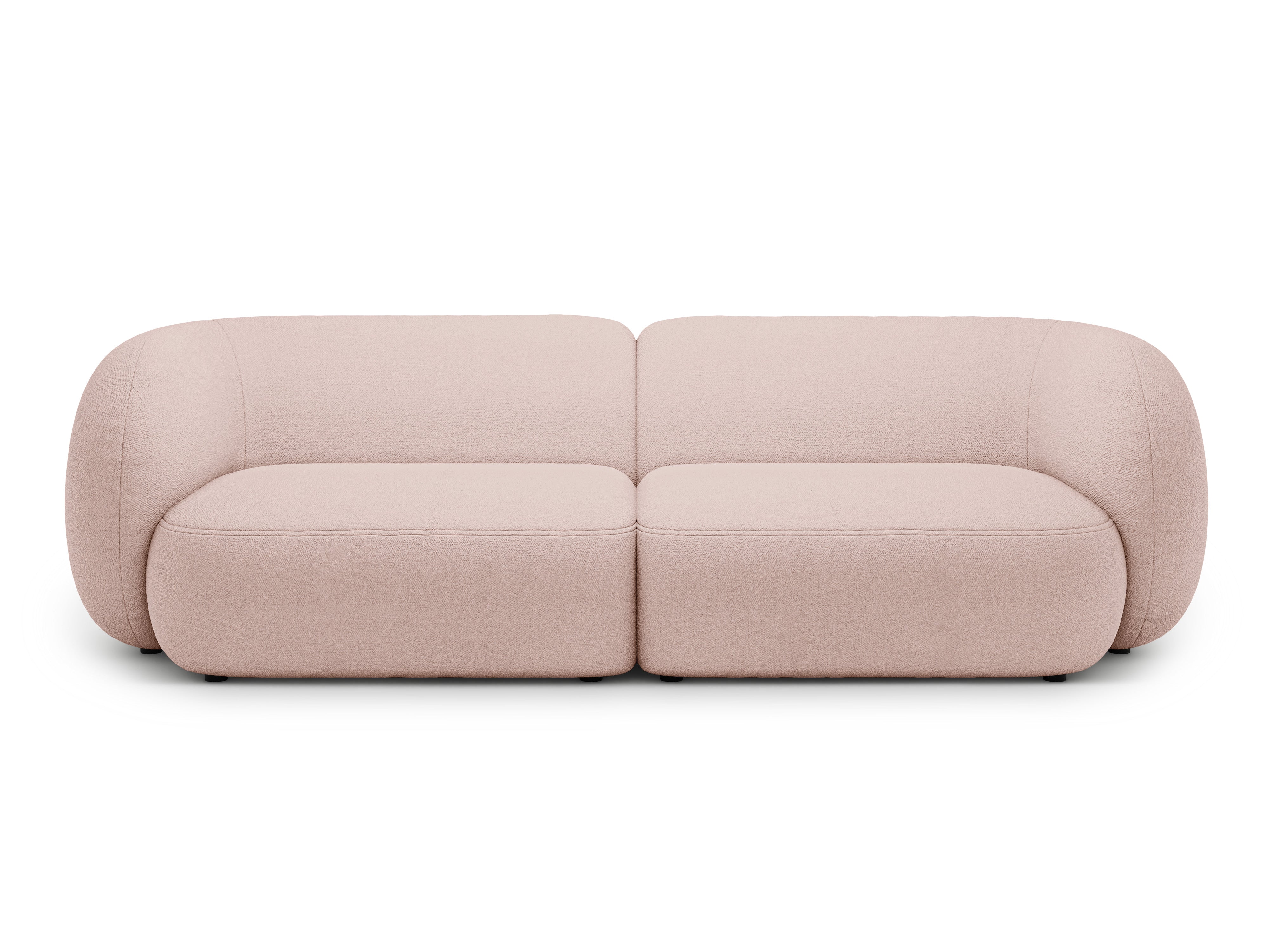 4-seater Sofa KATE pink boucle