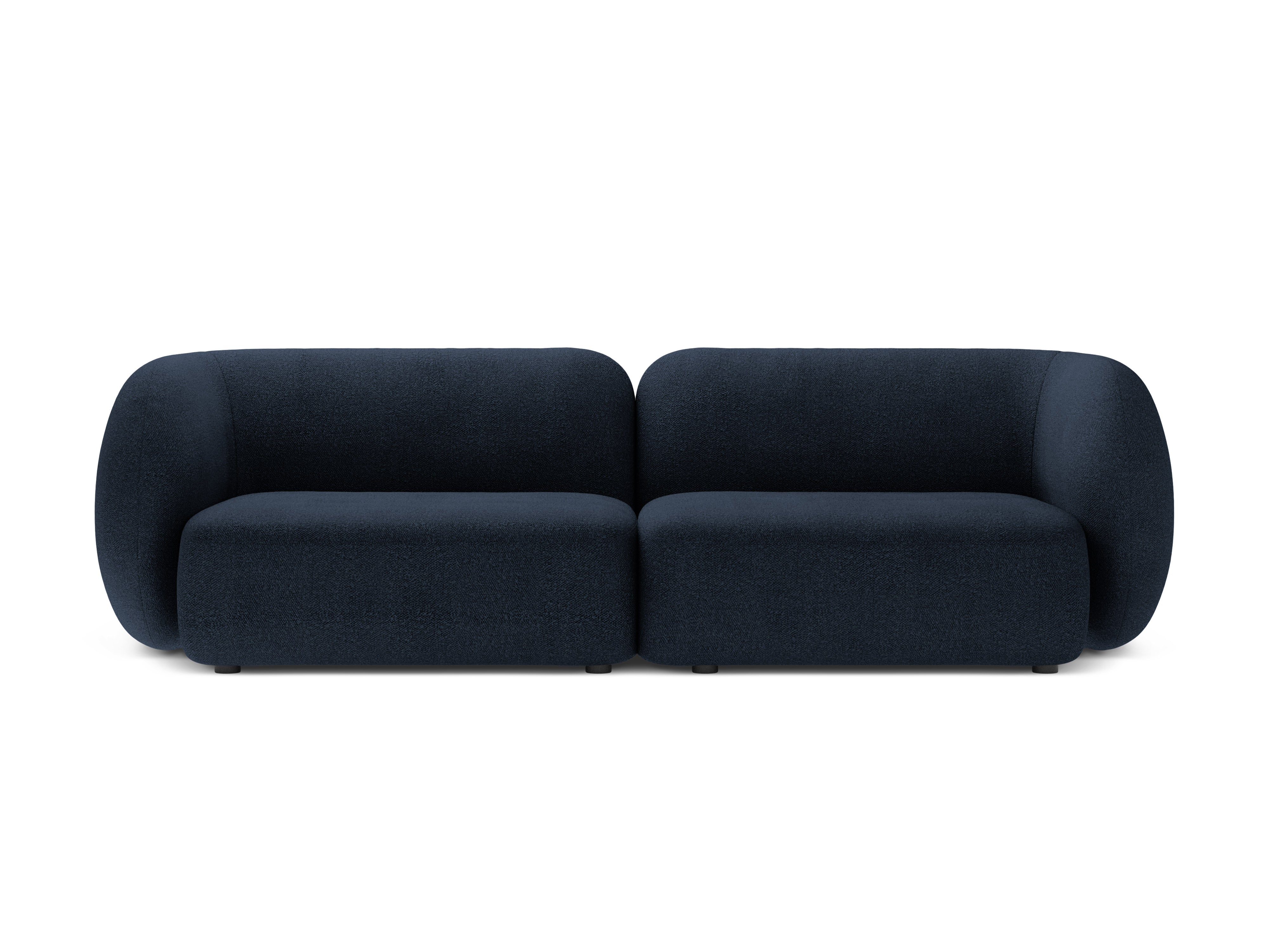 4-seater KATE sofa in navy boucle