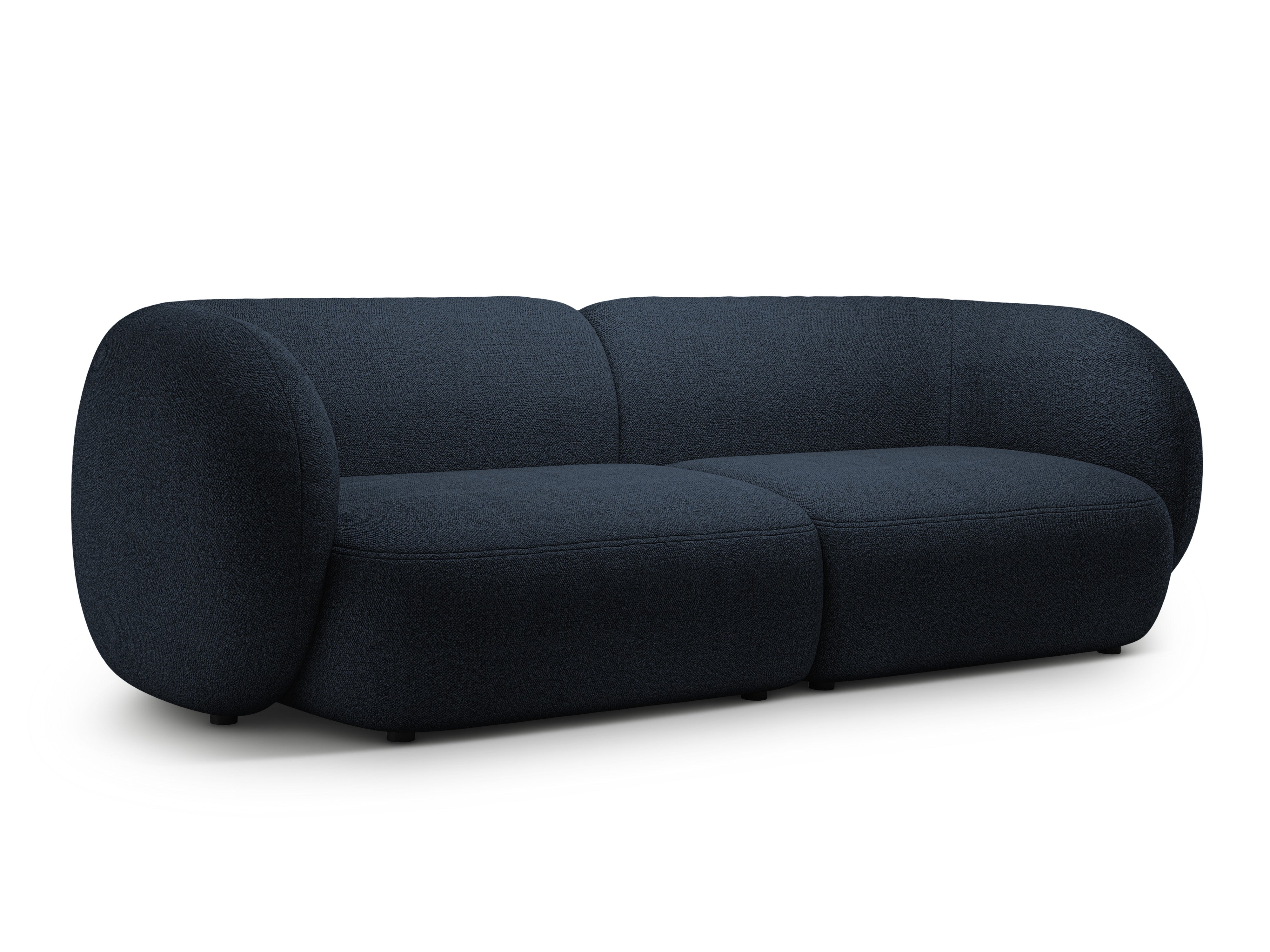 4-seater KATE sofa in navy boucle