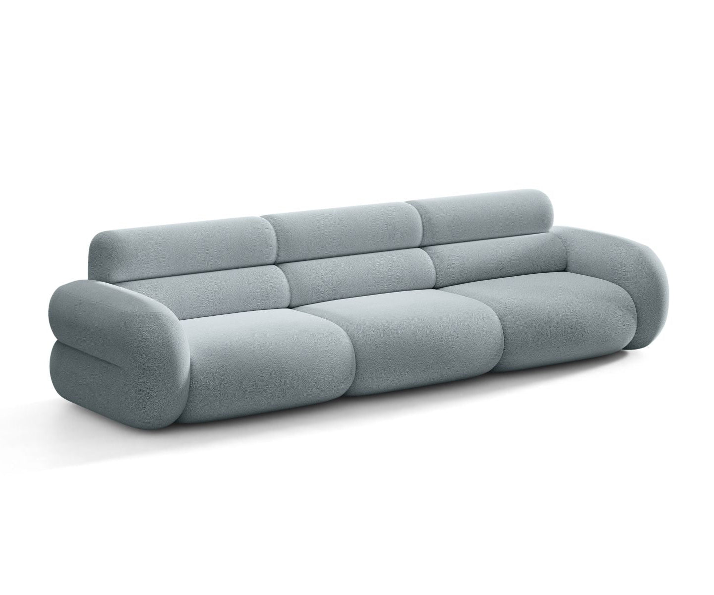 4-Seater NEO Sofa in Blue Boucle