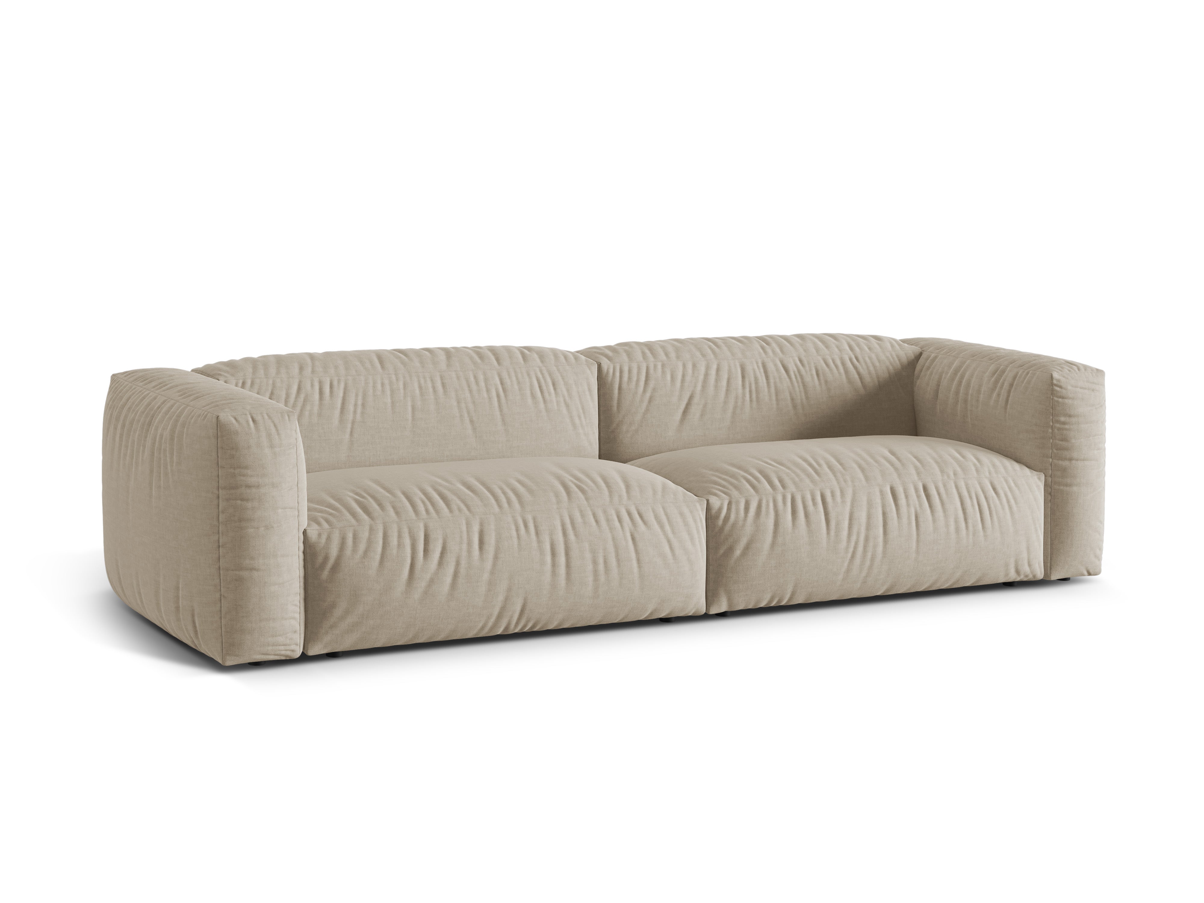 4-seater sofa light beige