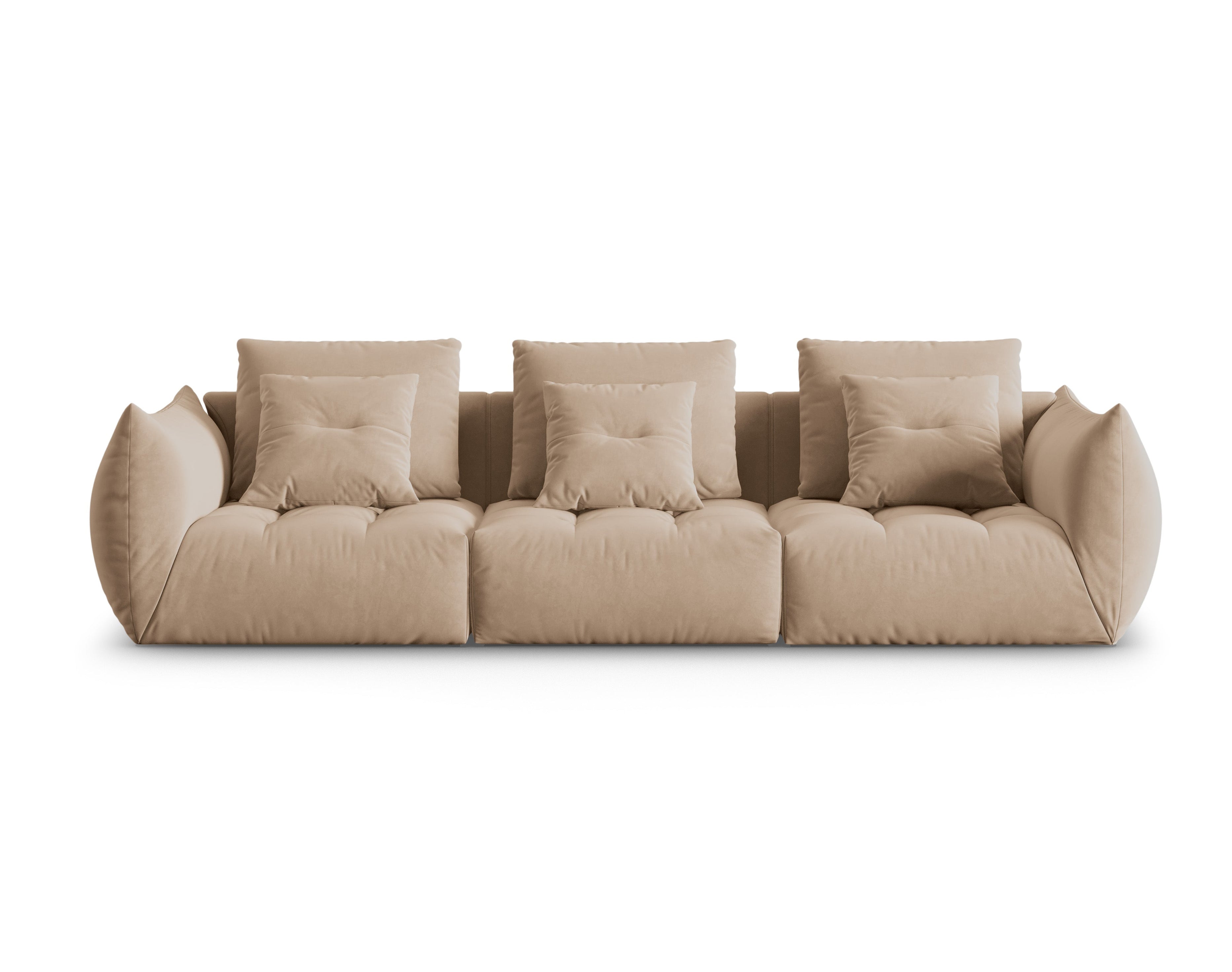 4-seater velvet sofa