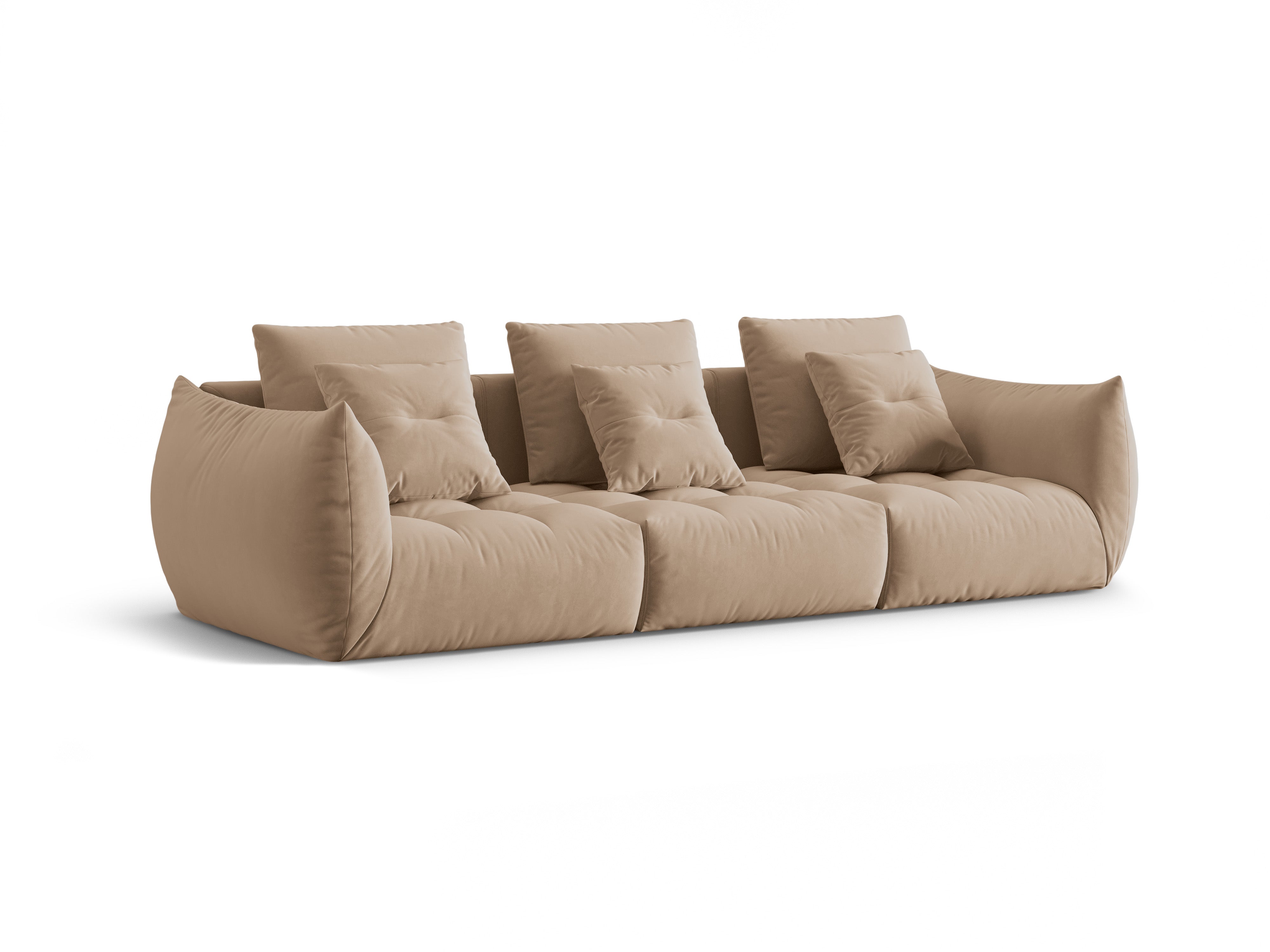 4-seater velvet sofa