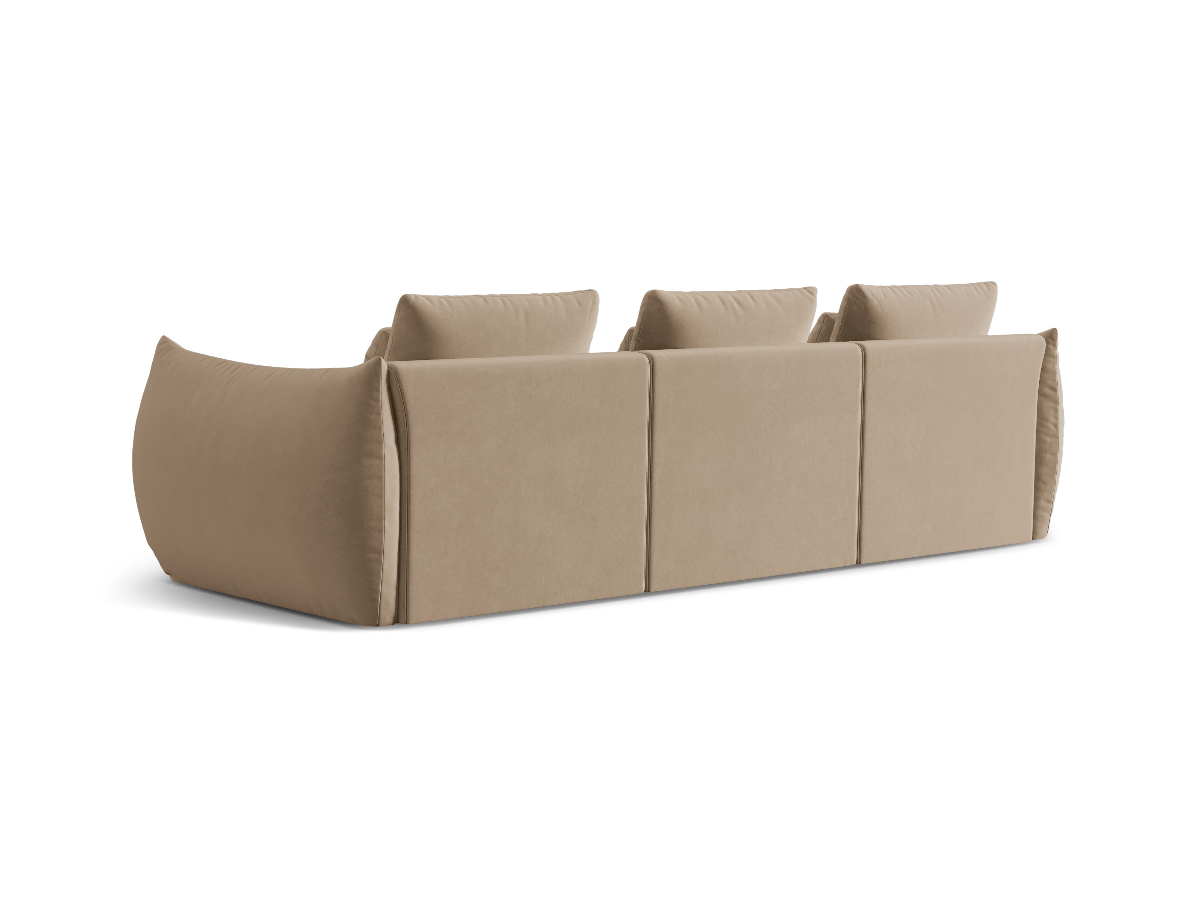4-seater velvet sofa