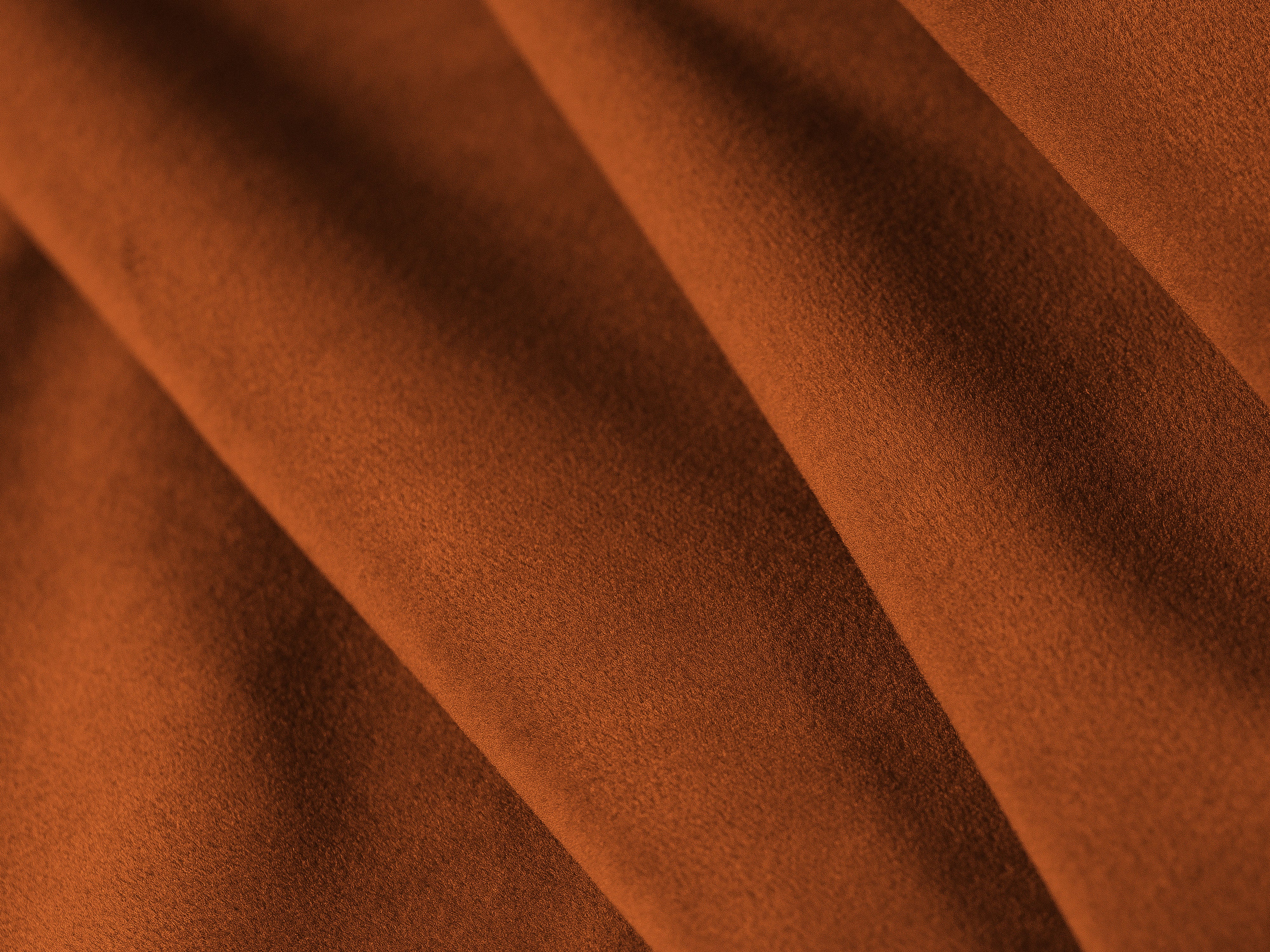 Velvet sofa 4-person Bloom Terracotta