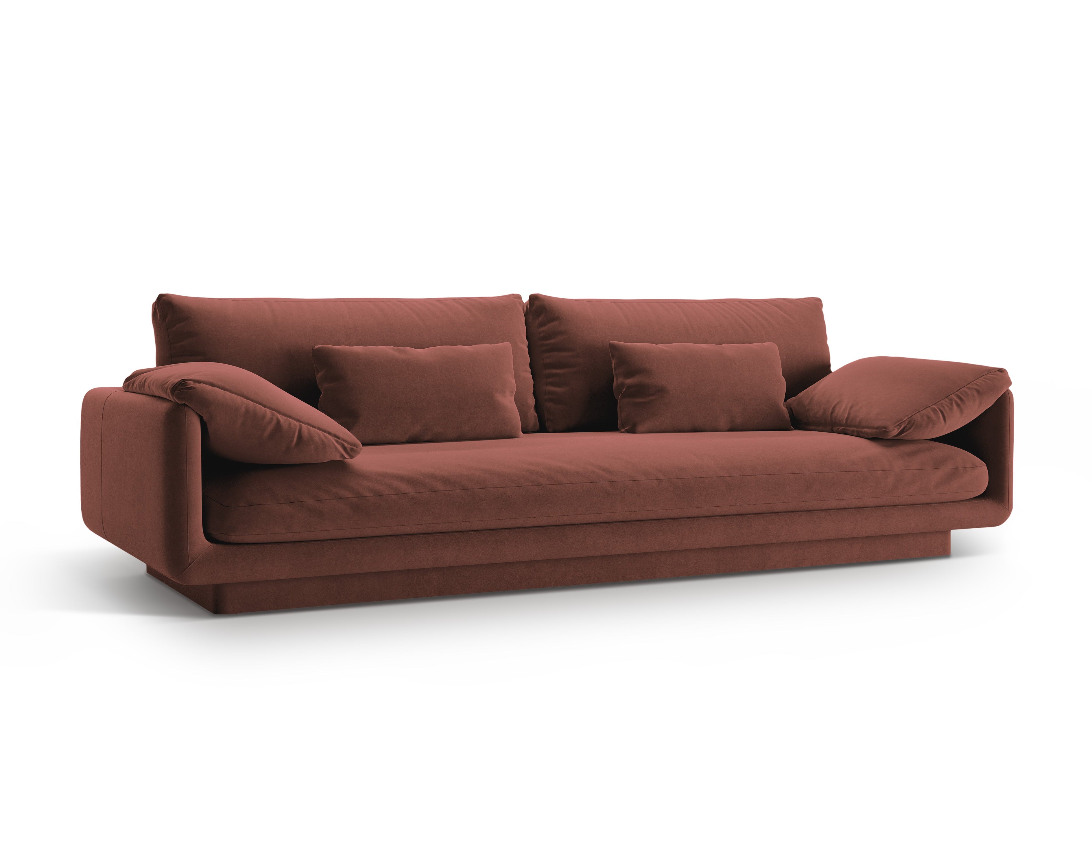 Torino Cuoio 4-Sitzer-Samtsofa
