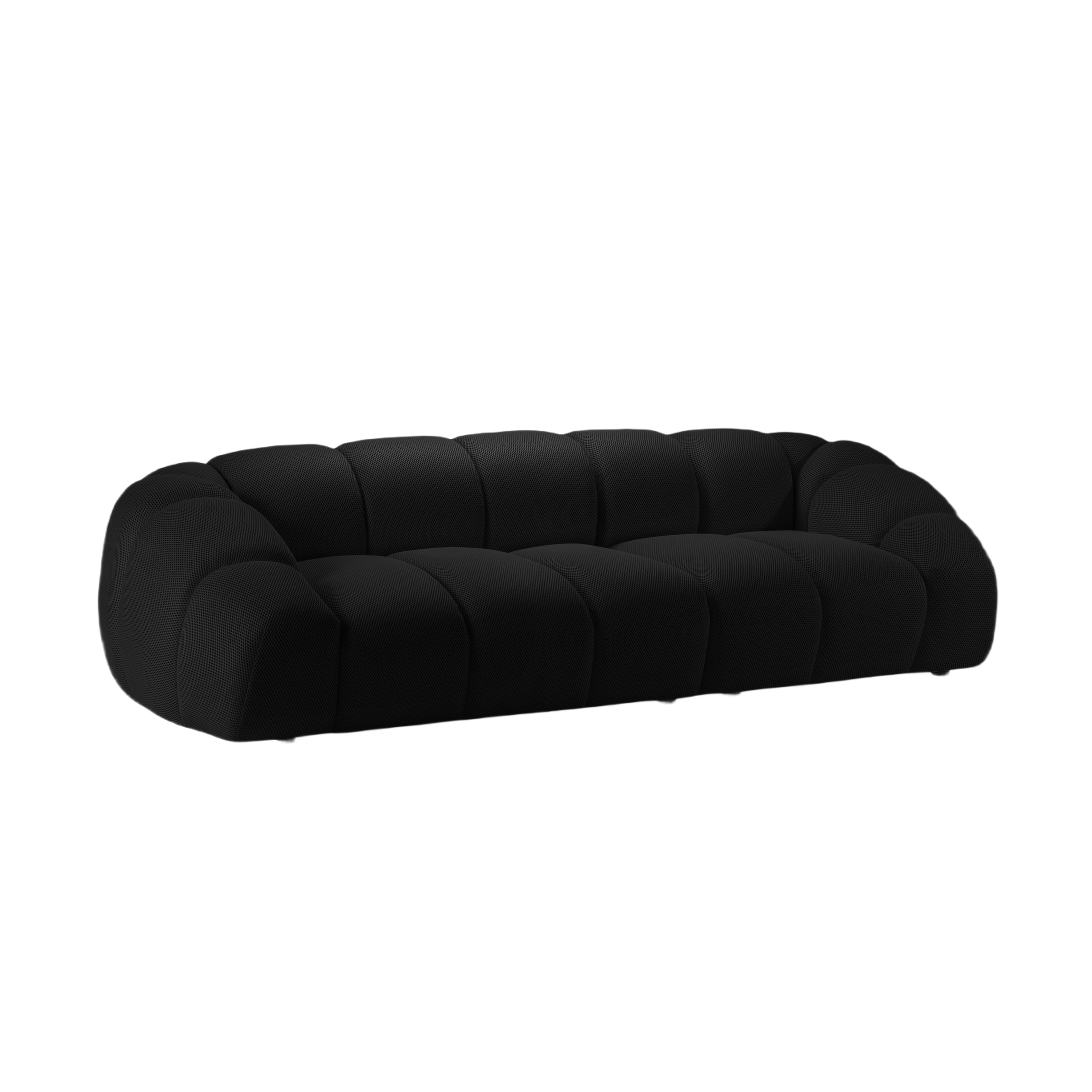 4-seater Sofa DIANA black