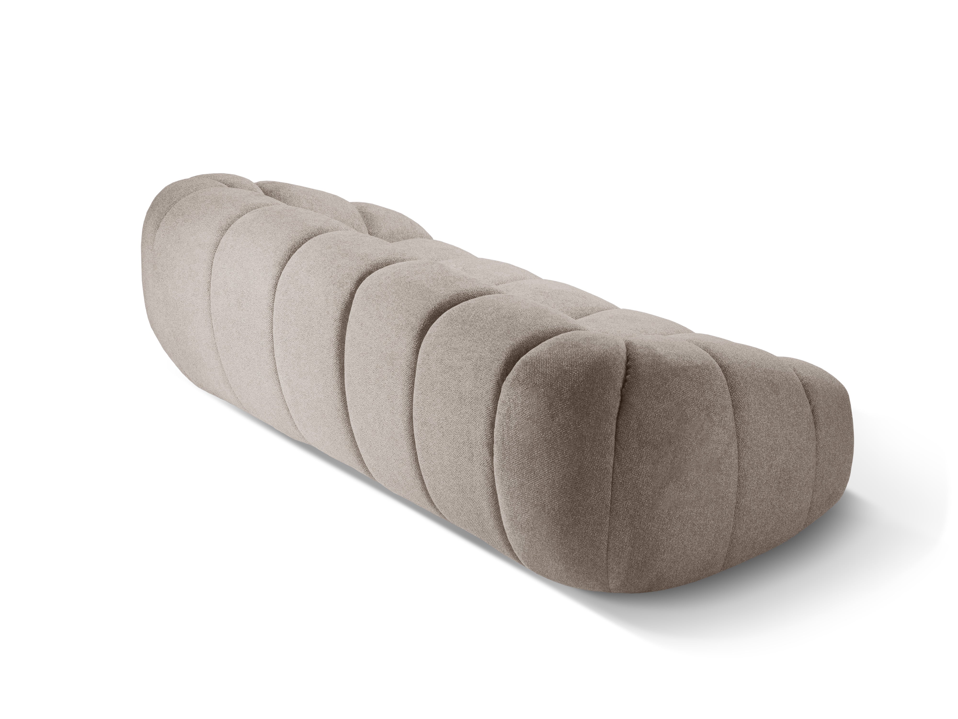 4-seater Sofa DIANA dark beige chenille