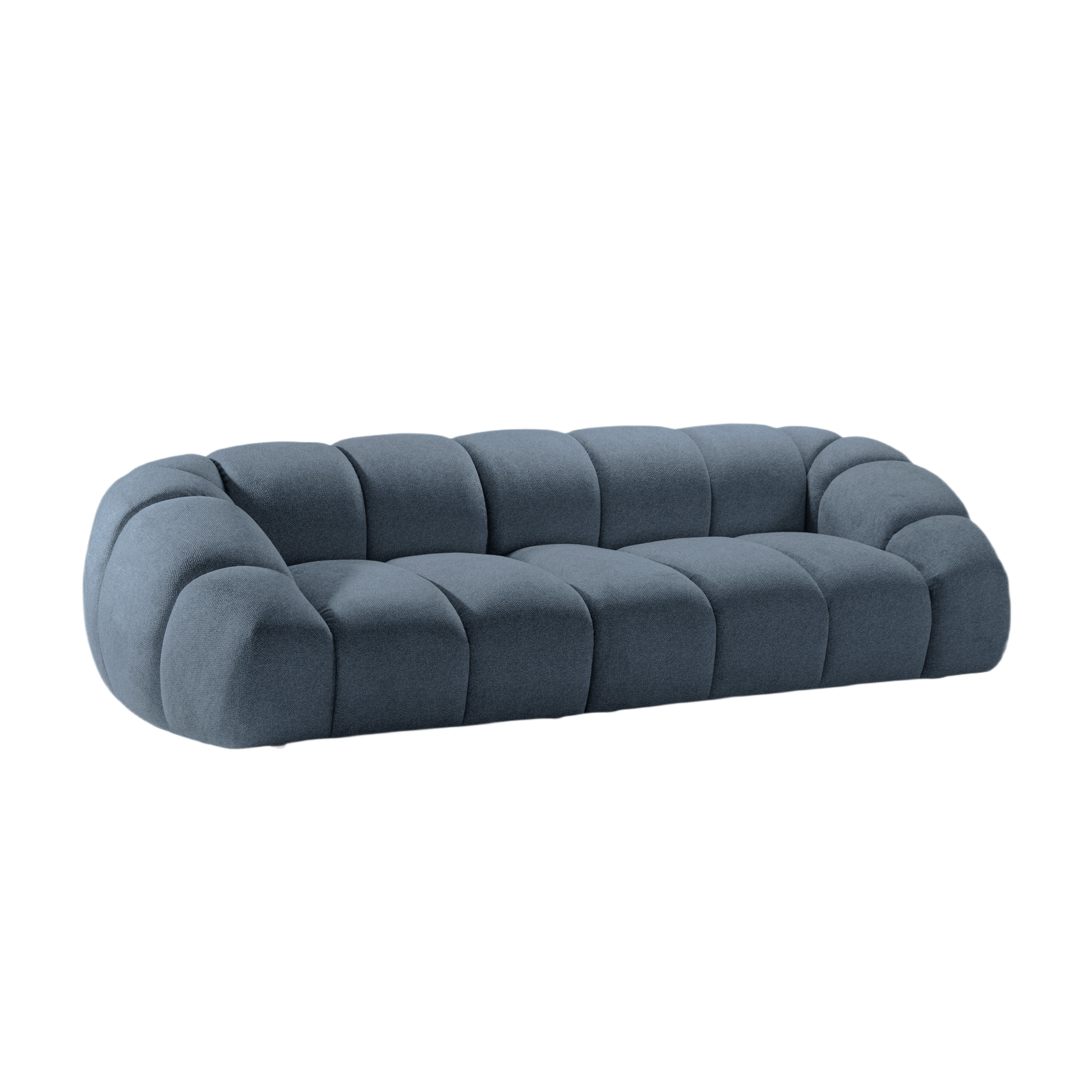 4-seater Sofa DIANA light blue chenille