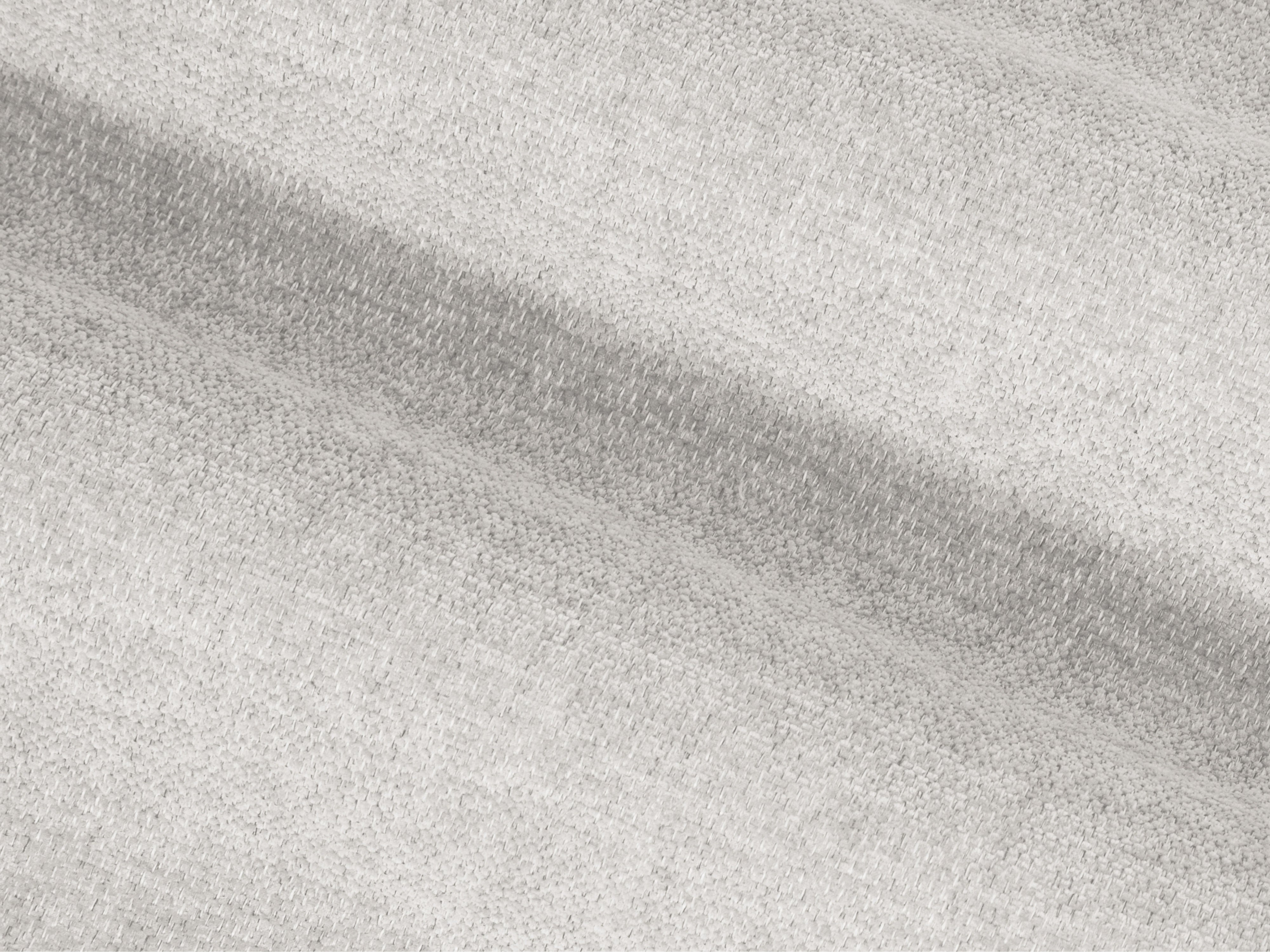 Sofa für 4 Personen LISA hellgrau Chenille