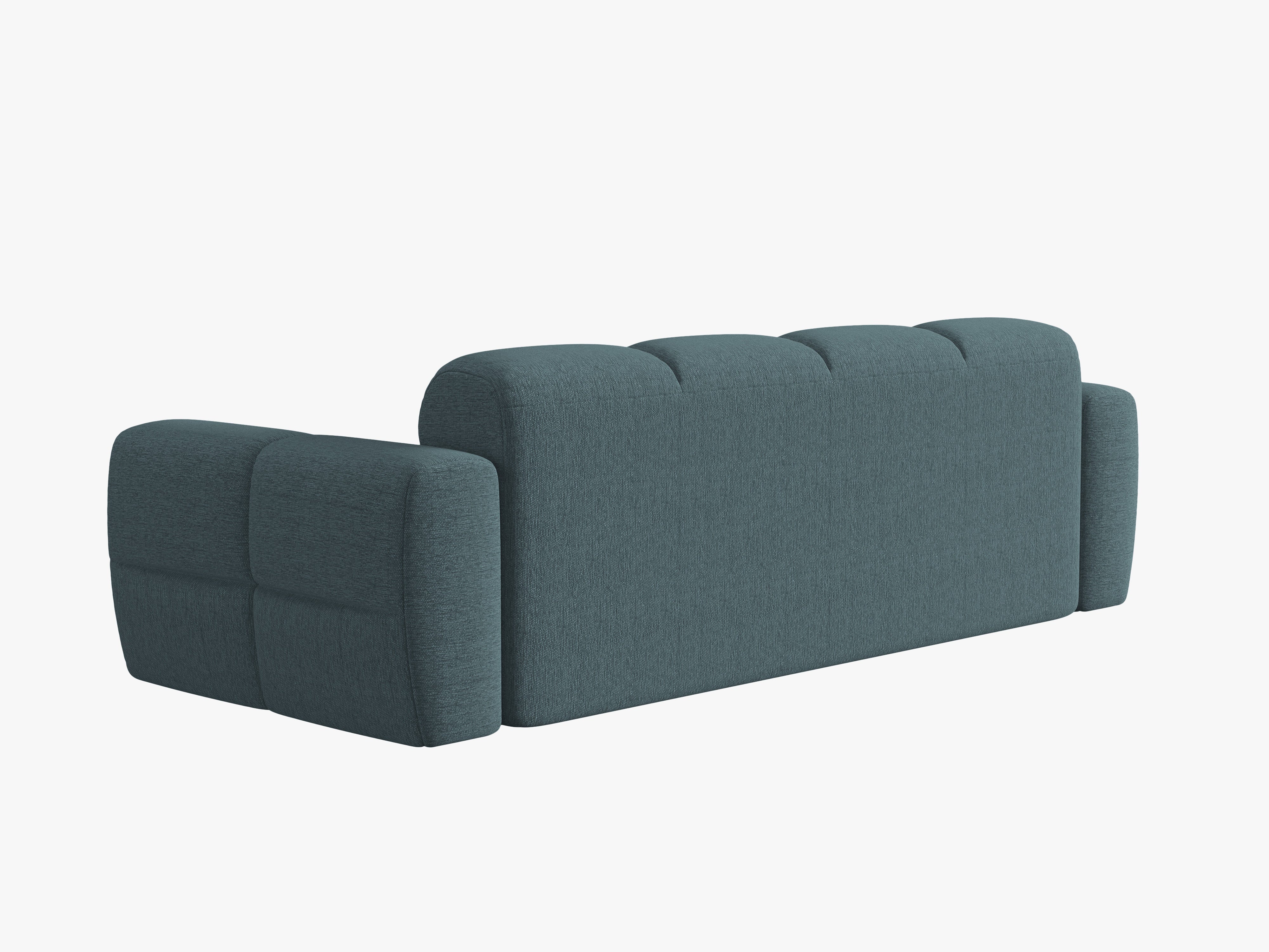 Sofa für 4 Personen LISA hellblaues Chenille