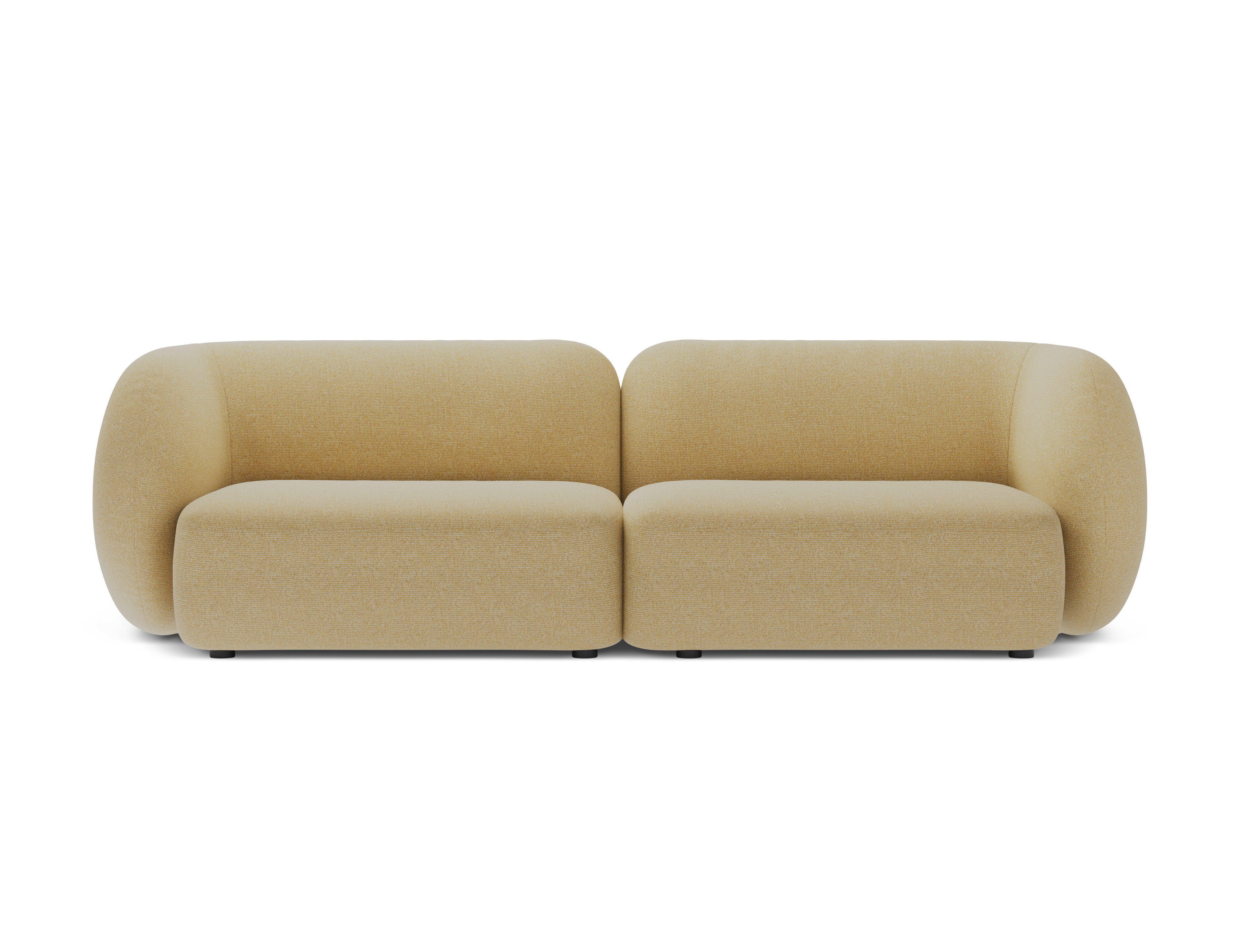 4-seater Sofa KATE yellow mélange
